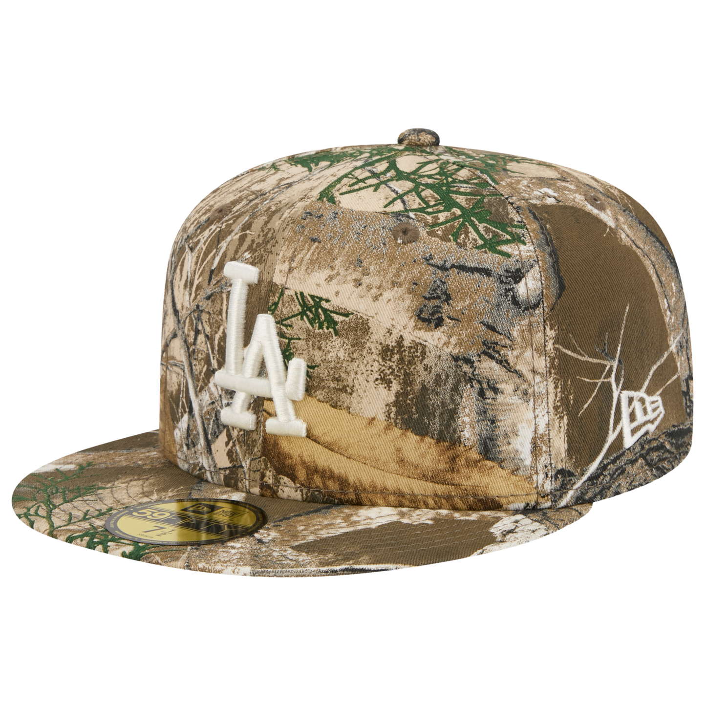 New Era Dodgers 59FIFTY Cap - Men's - Real Tree Print/White