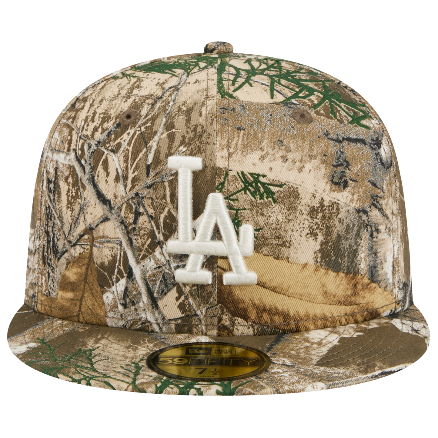 New Era Dodgers 59FIFTY Cap - Men's - Real Tree Print/White