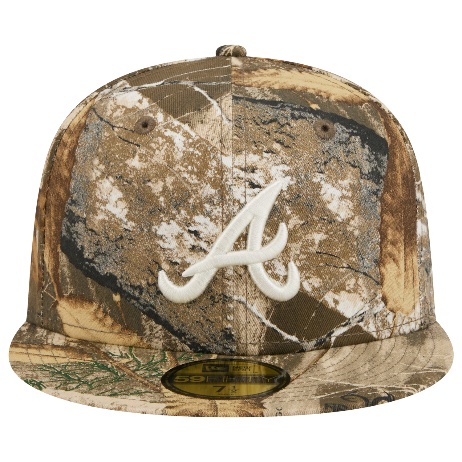 New Era Braves 59FIFTY Cap - Men's - Real Tree Print/White