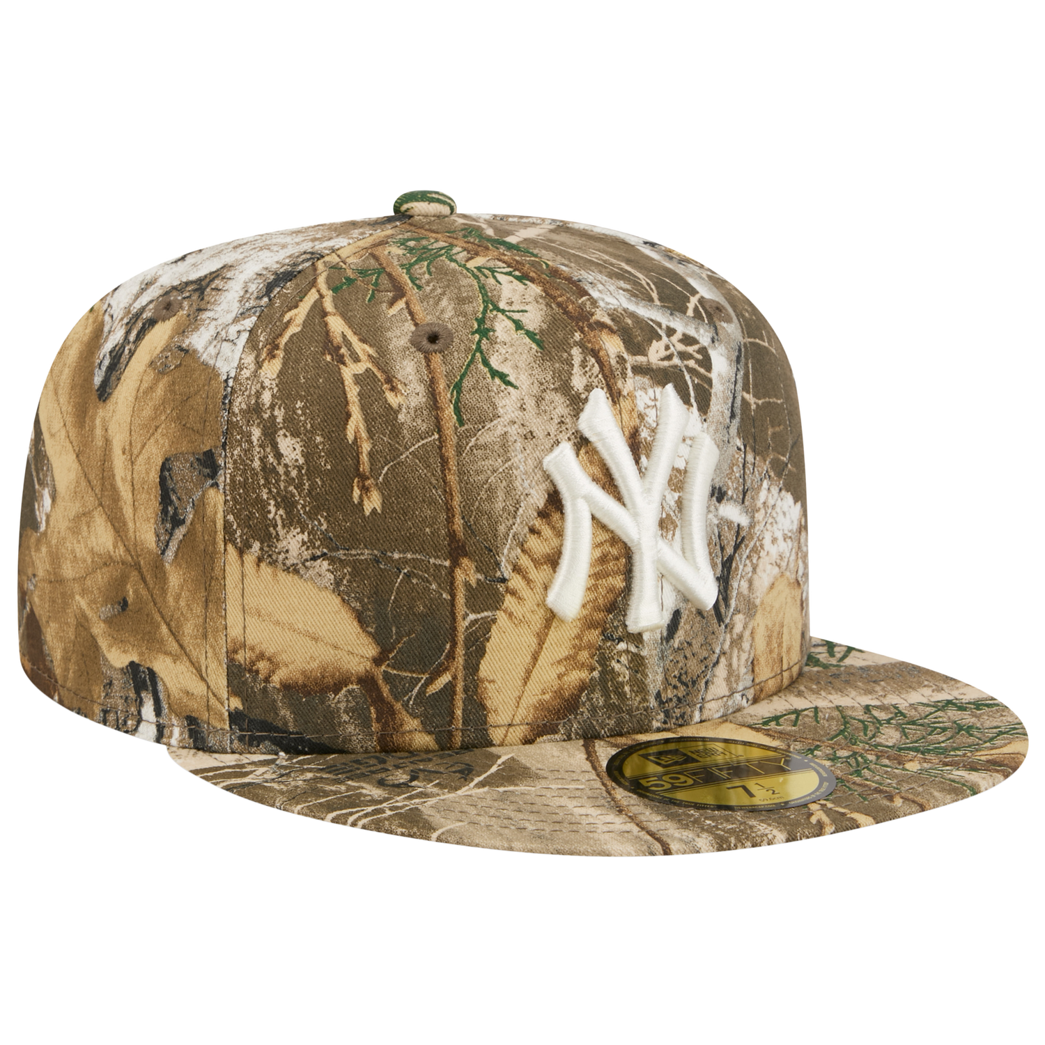 New Era Yankees 59FIFTY Cap - Men's - Real Tree Print/White