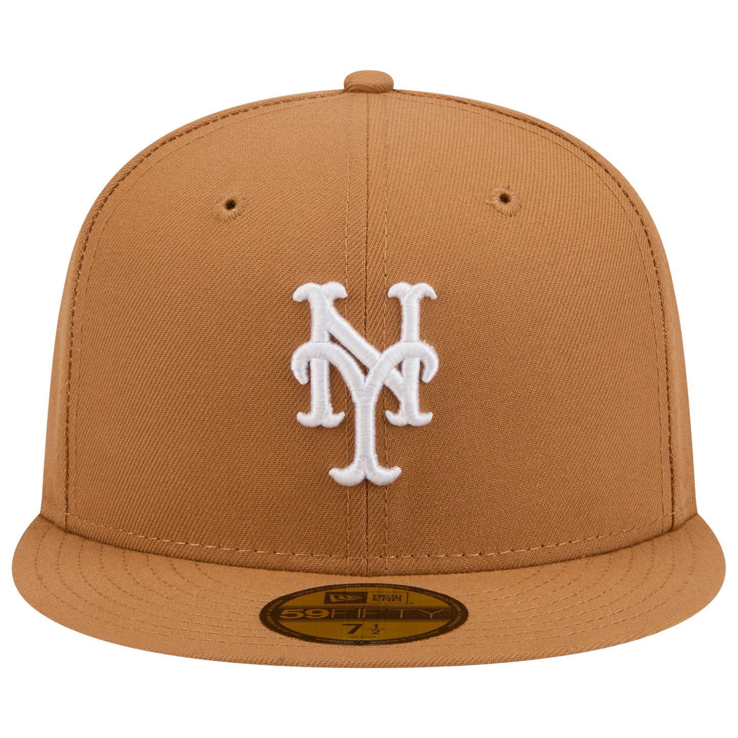 New Era Mets 59FIFTY Cap - Men's - Bronze/White