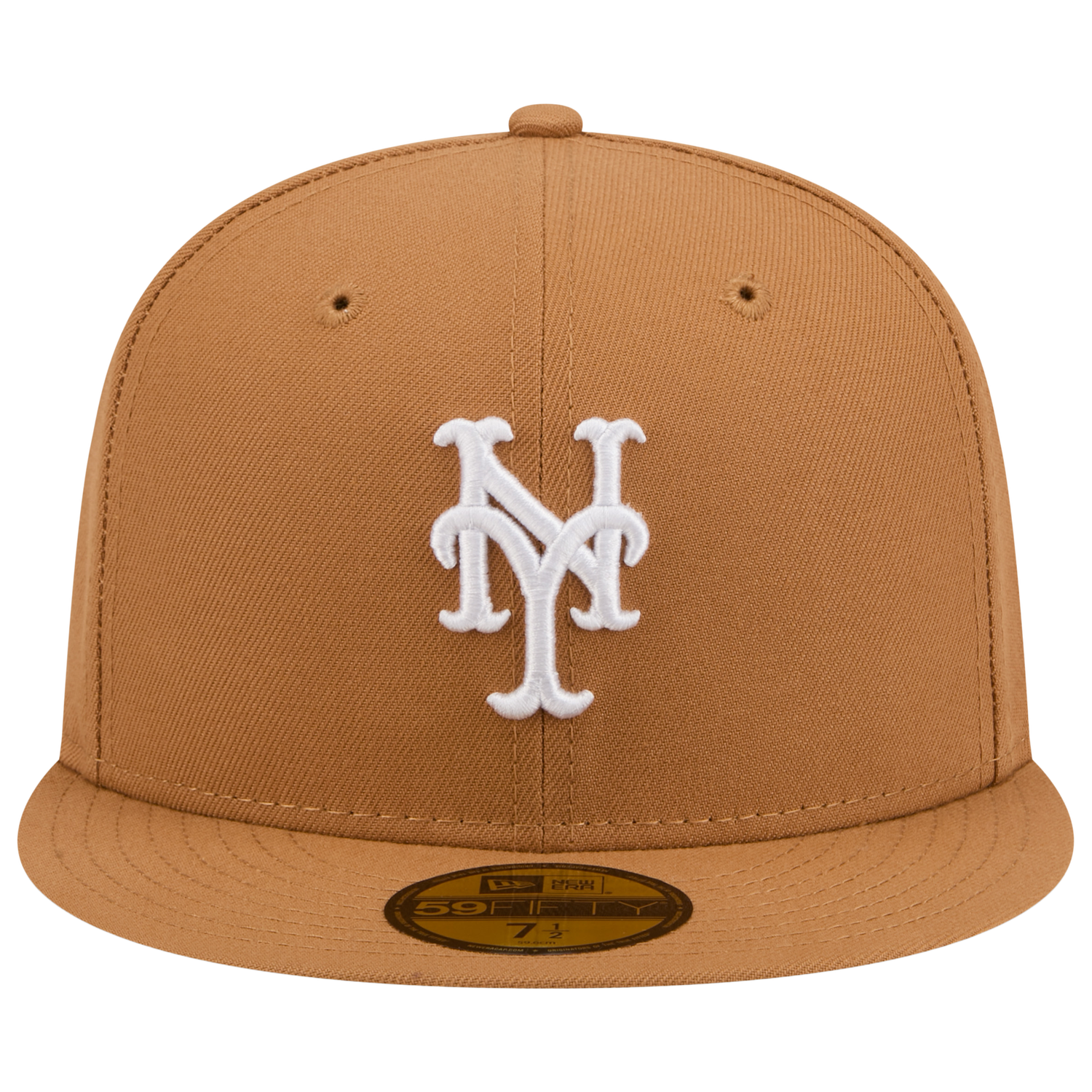 New Era Mets 59FIFTY Cap - Men's - Bronze/White