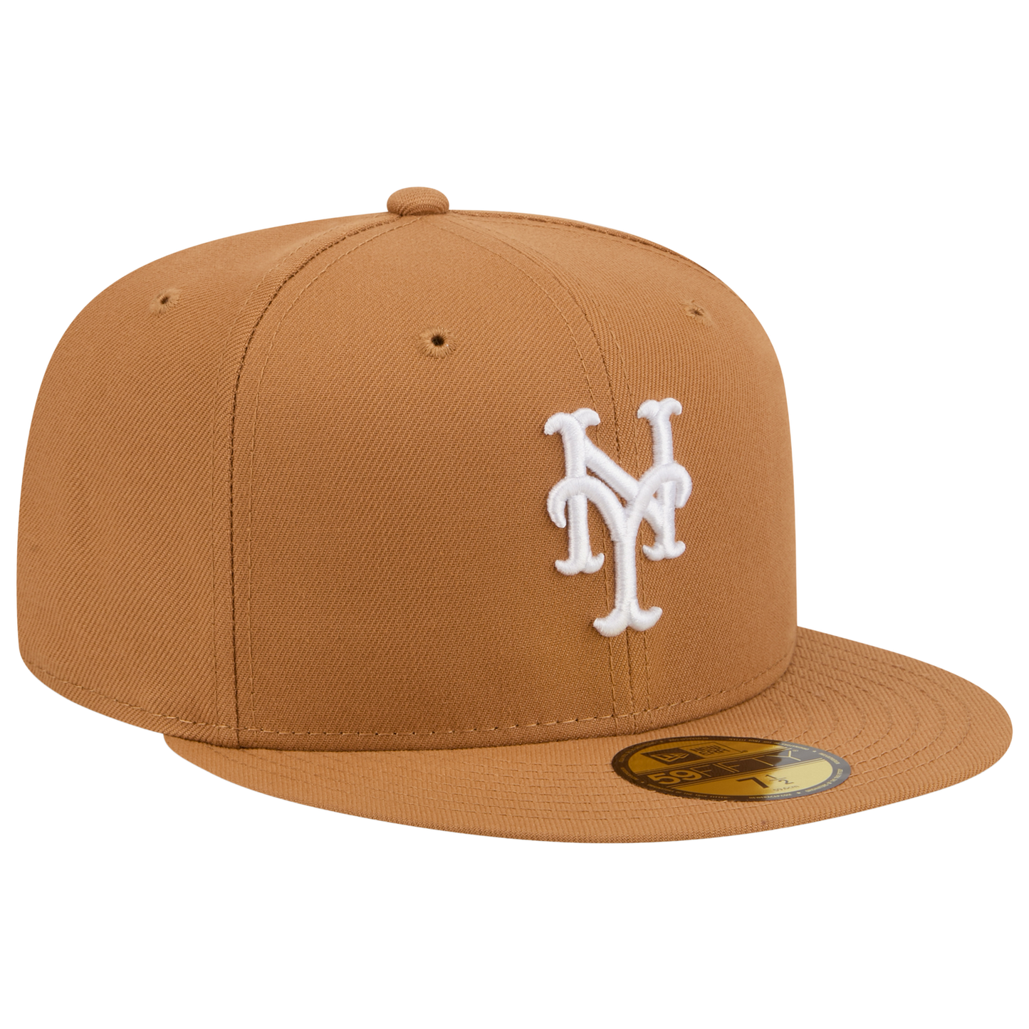 New Era Mets 59FIFTY Cap - Men's - Bronze/White