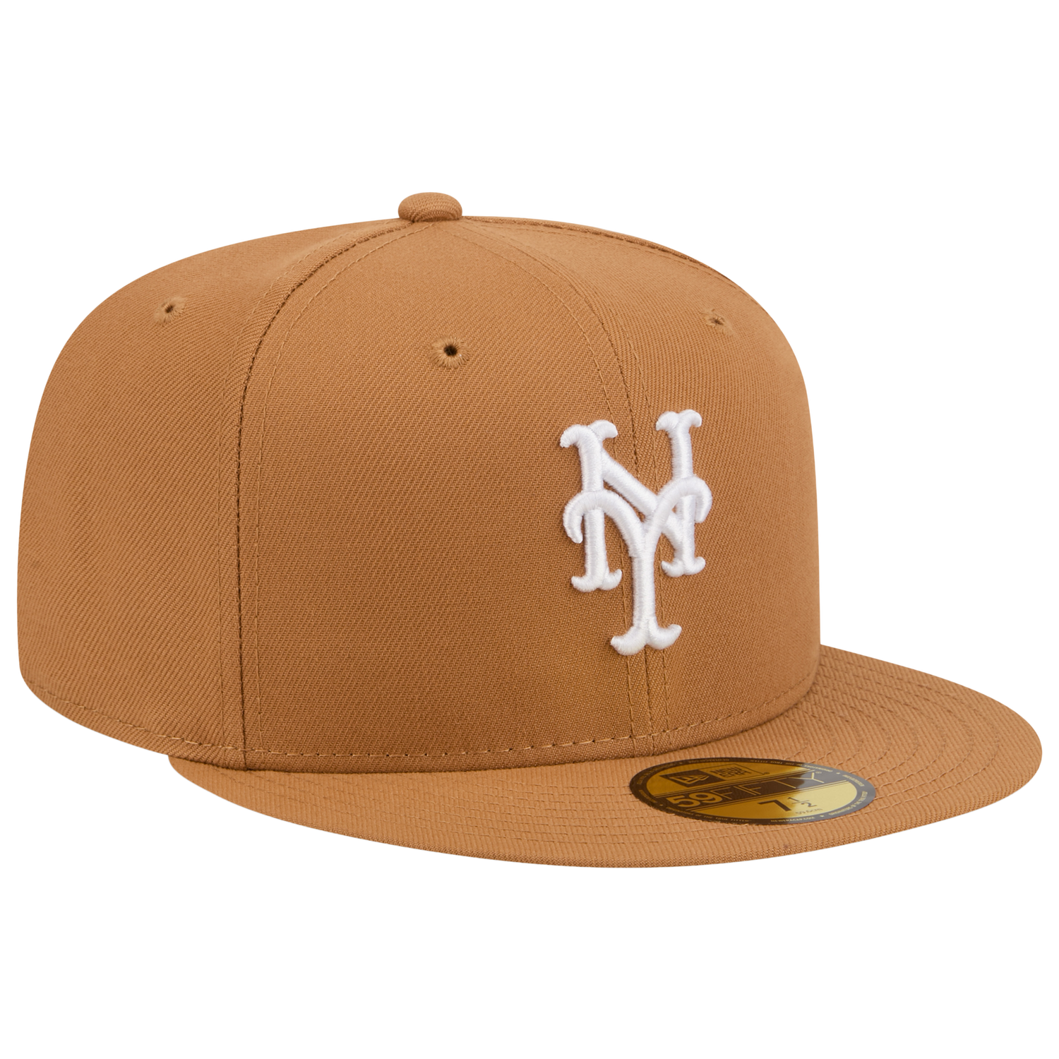 New Era Mets 59FIFTY Cap - Men's - Bronze/White