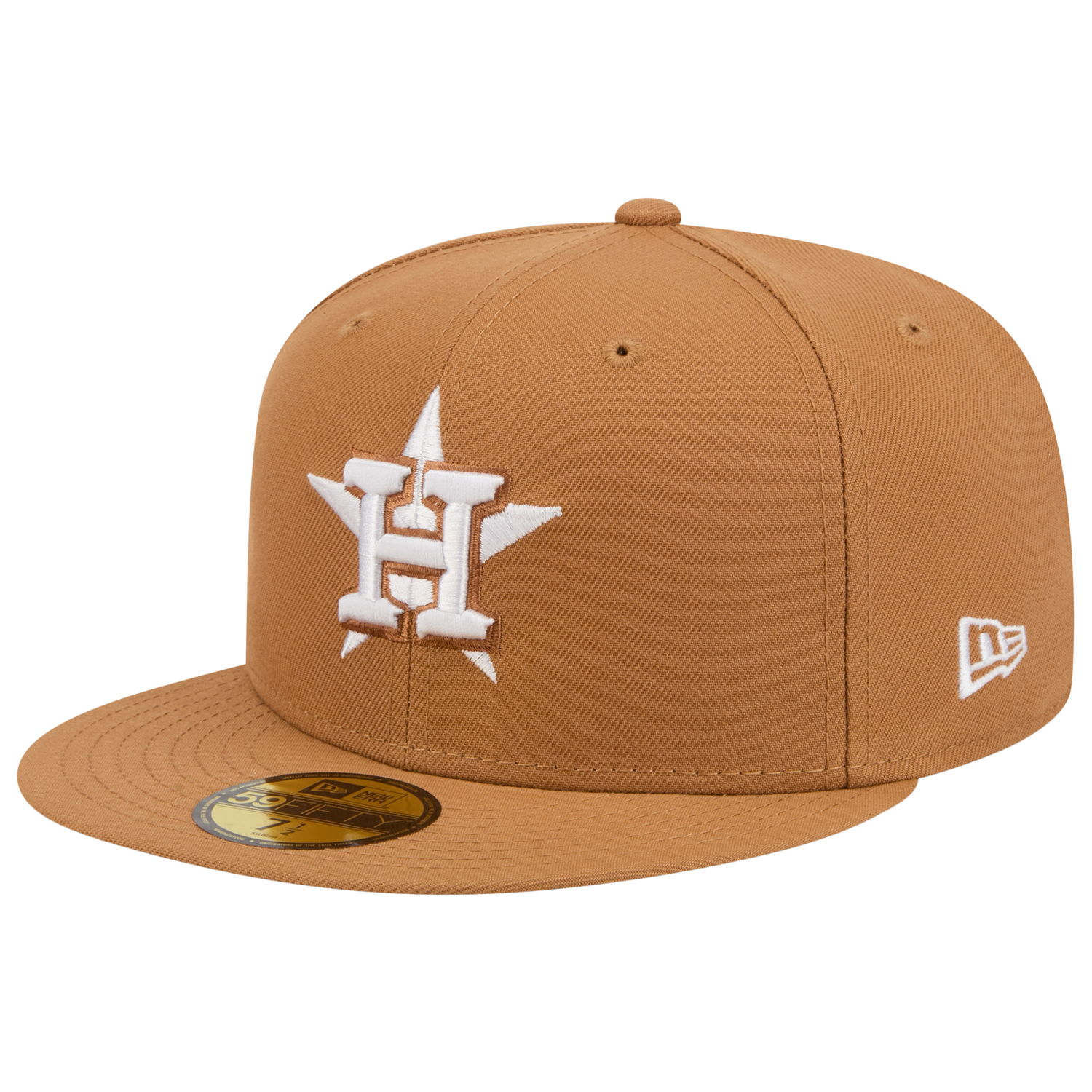 New Era Astros 59FIFTY Cap - Men's - Bronze/White