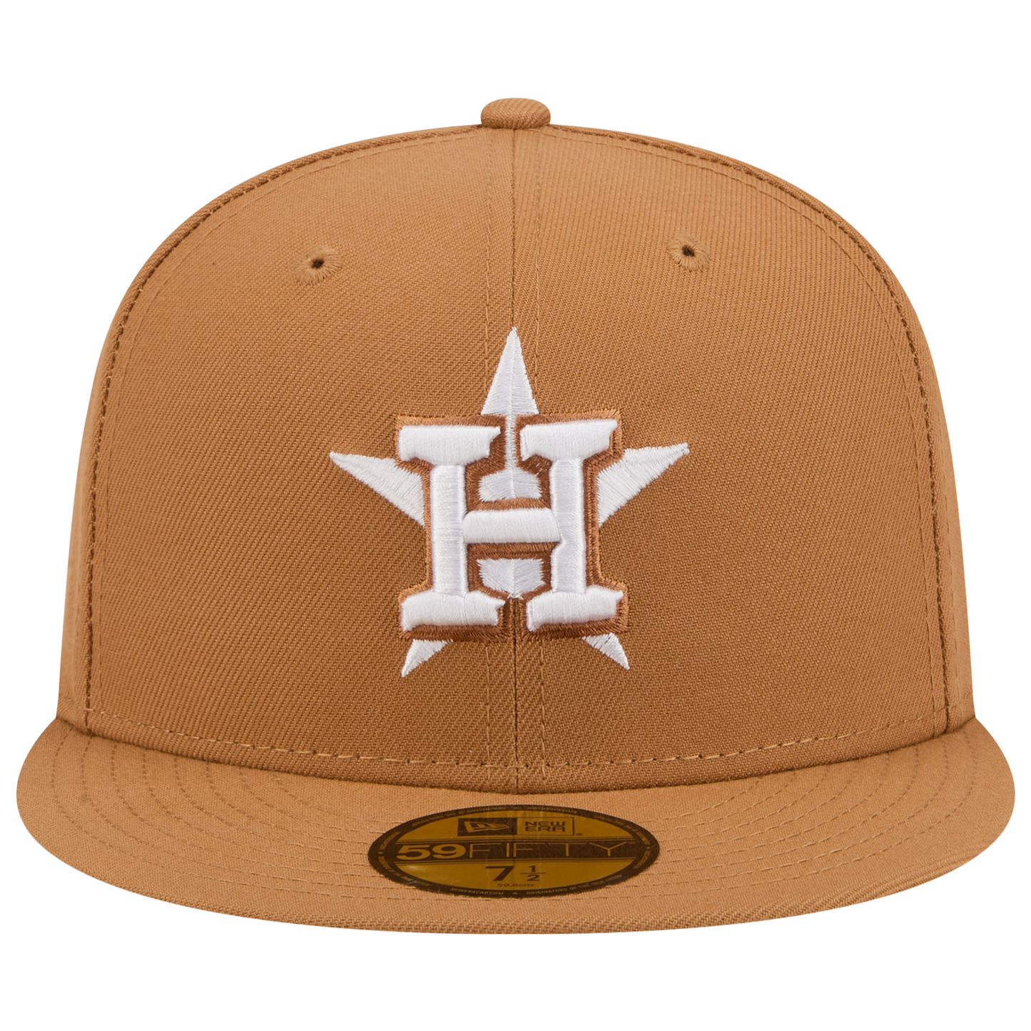 New Era Astros 59FIFTY Cap - Men's - Bronze/White