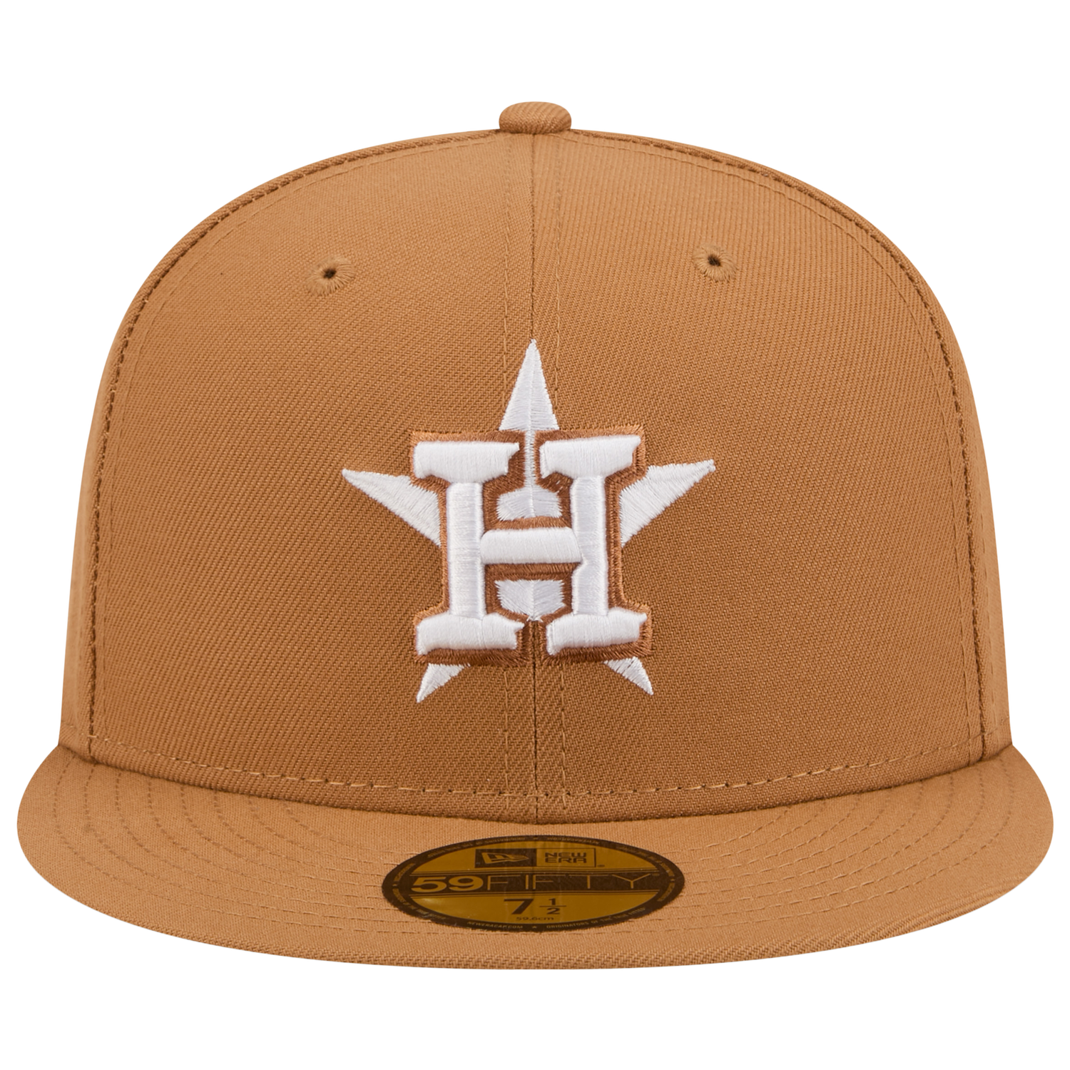 New Era Astros 59FIFTY Cap - Men's - Bronze/White
