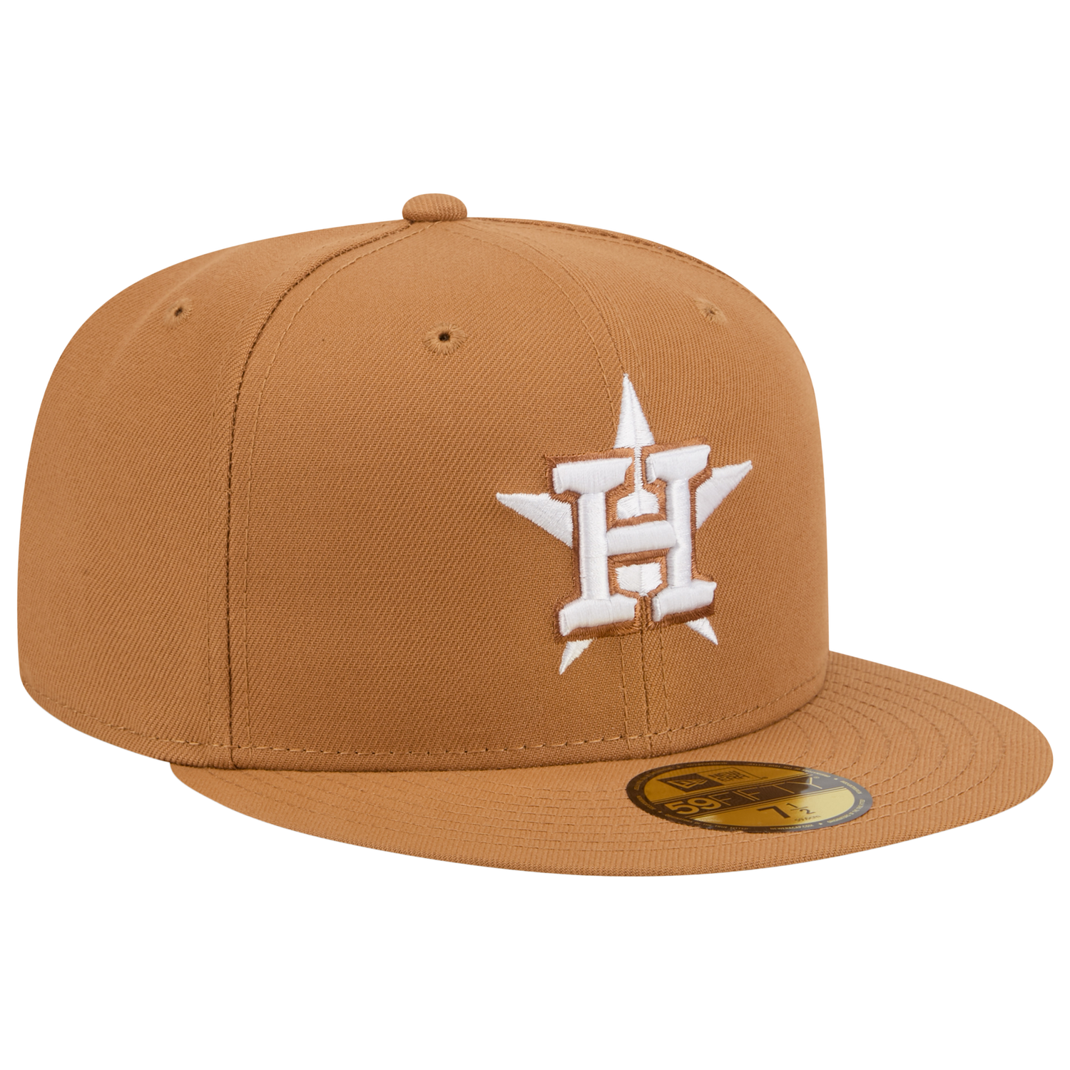 New Era Astros 59FIFTY Cap - Men's - Bronze/White
