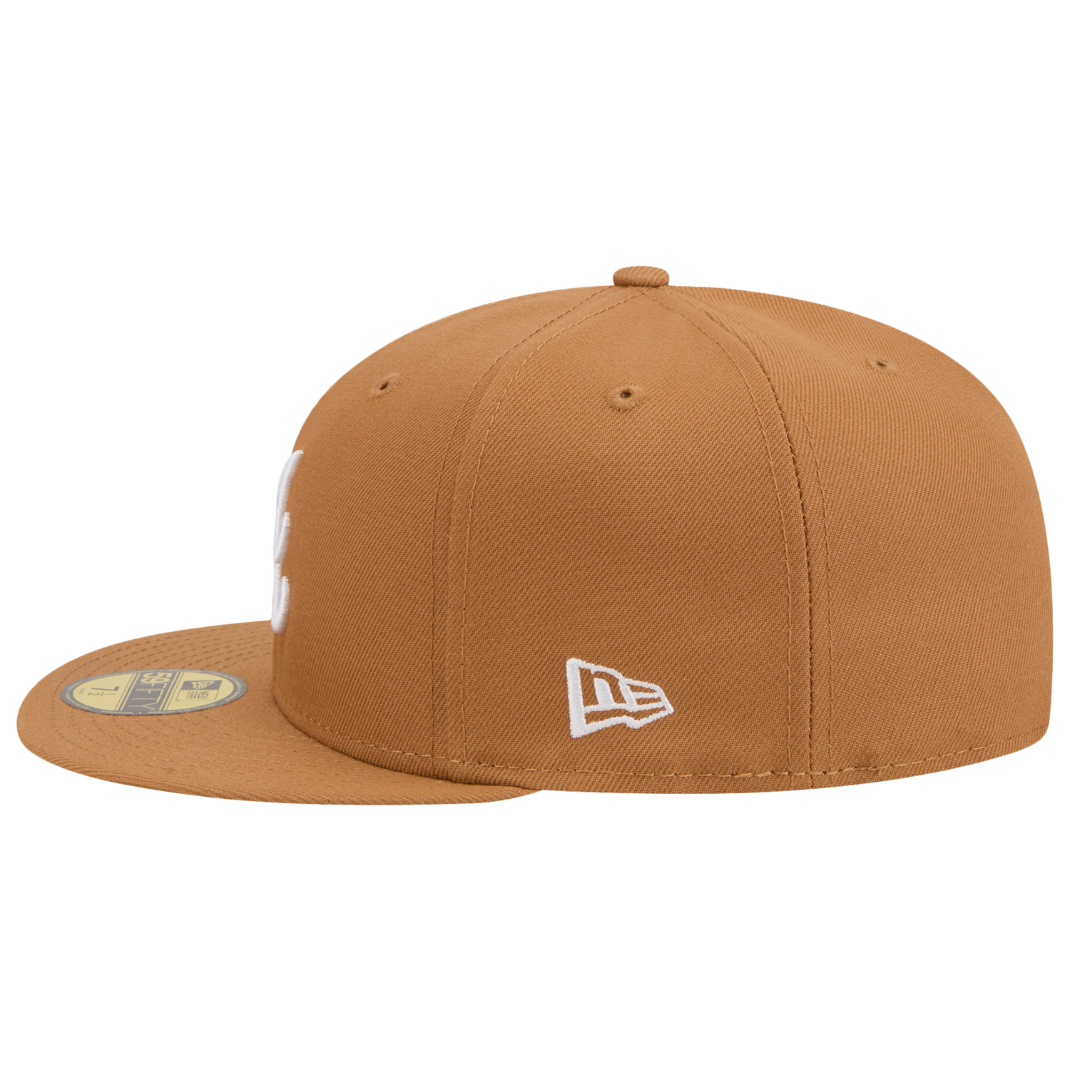 New Era Braves 59FIFTY Cap - Men's - White/Bronze