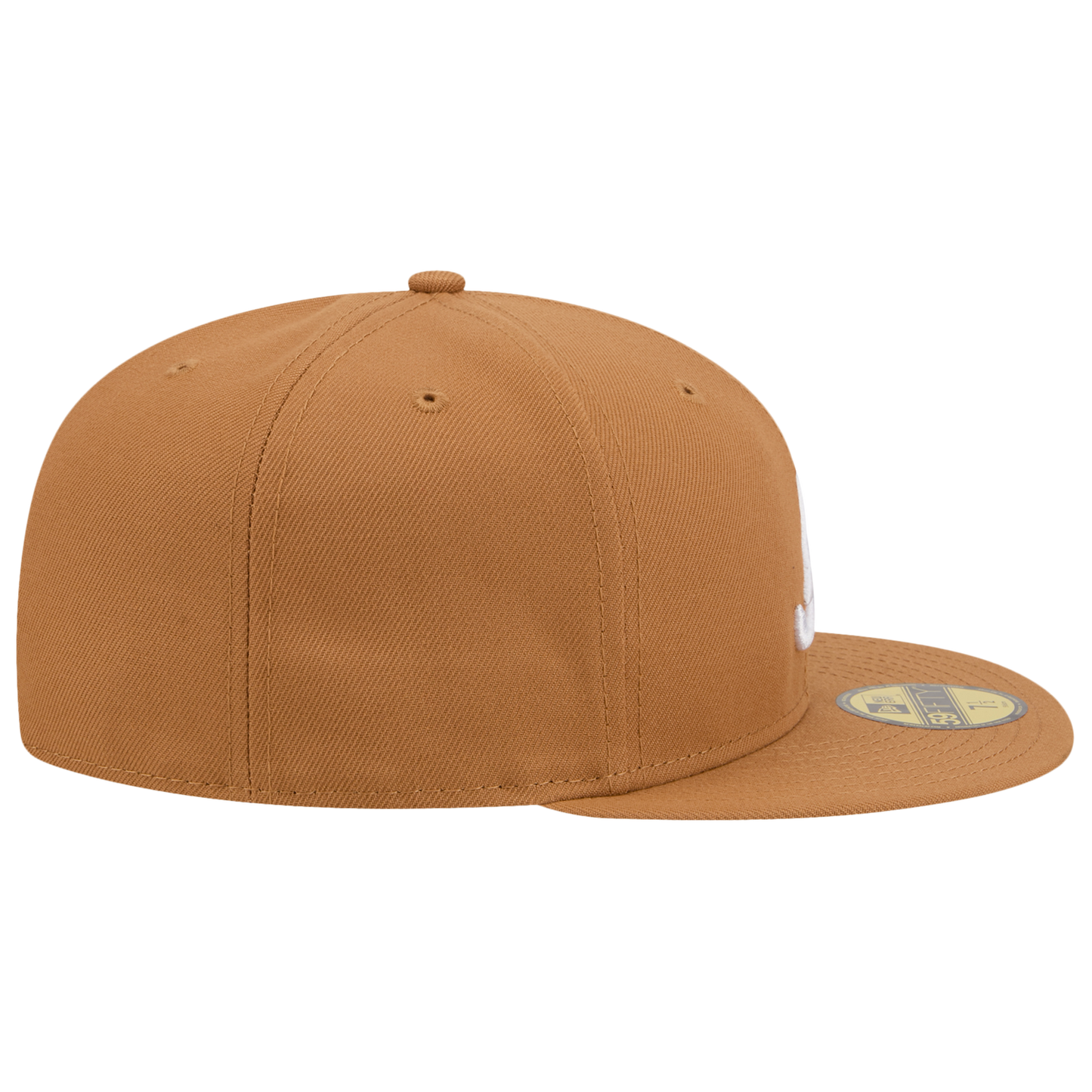New Era Braves 59FIFTY Cap - Men's - White/Bronze