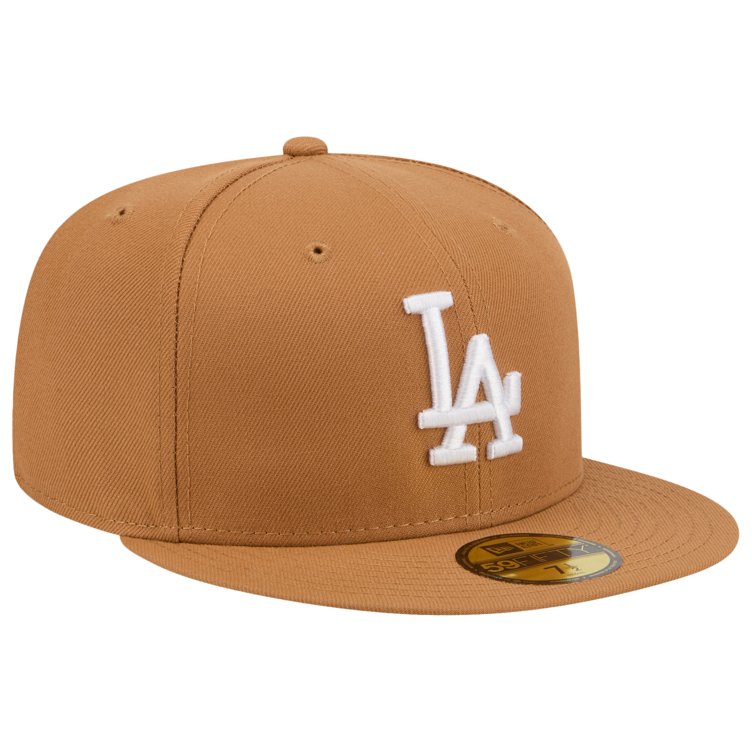 New Era Dodgers 59FIFTY Cap - Men's - Bronze/White