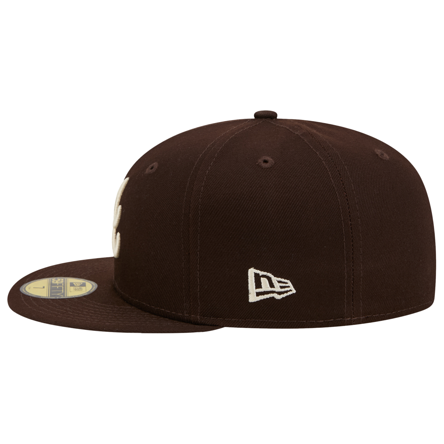 New Era Braves 59FIFTY Cap - Men's - White/Brown