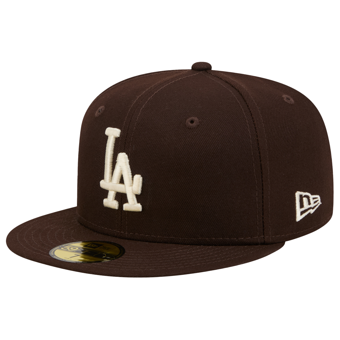 New Era Dodgers 59FIFTY Cap - Men's - Brown/White