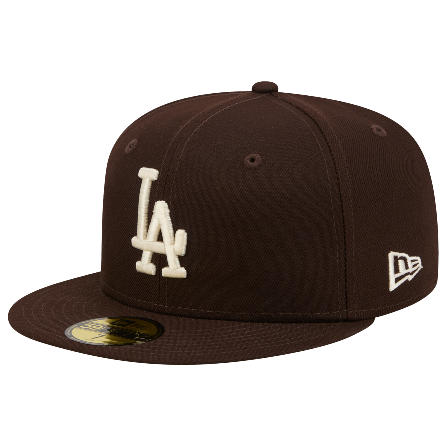 New Era Dodgers 59FIFTY Cap - Men's - Brown/White