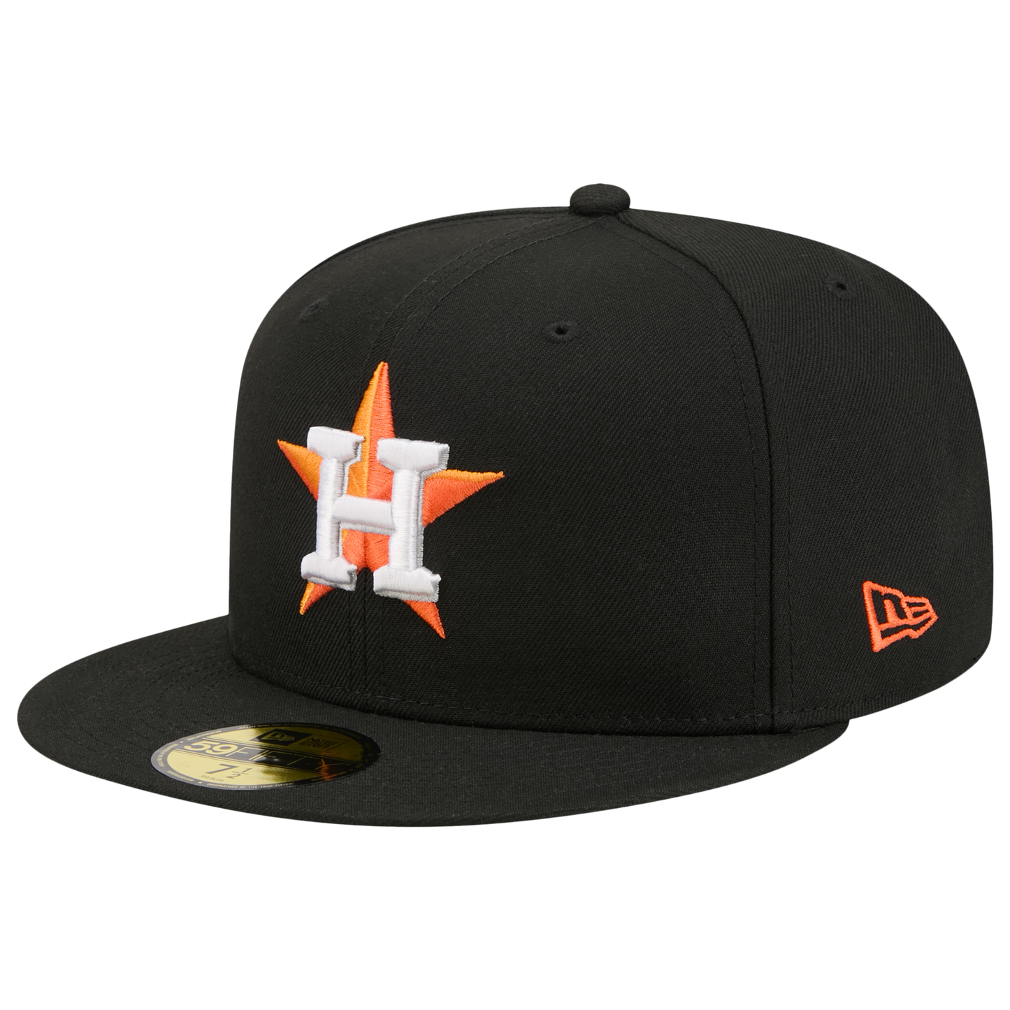 New Era Astros 59FIFTY Cap - Men's - Black/Orange