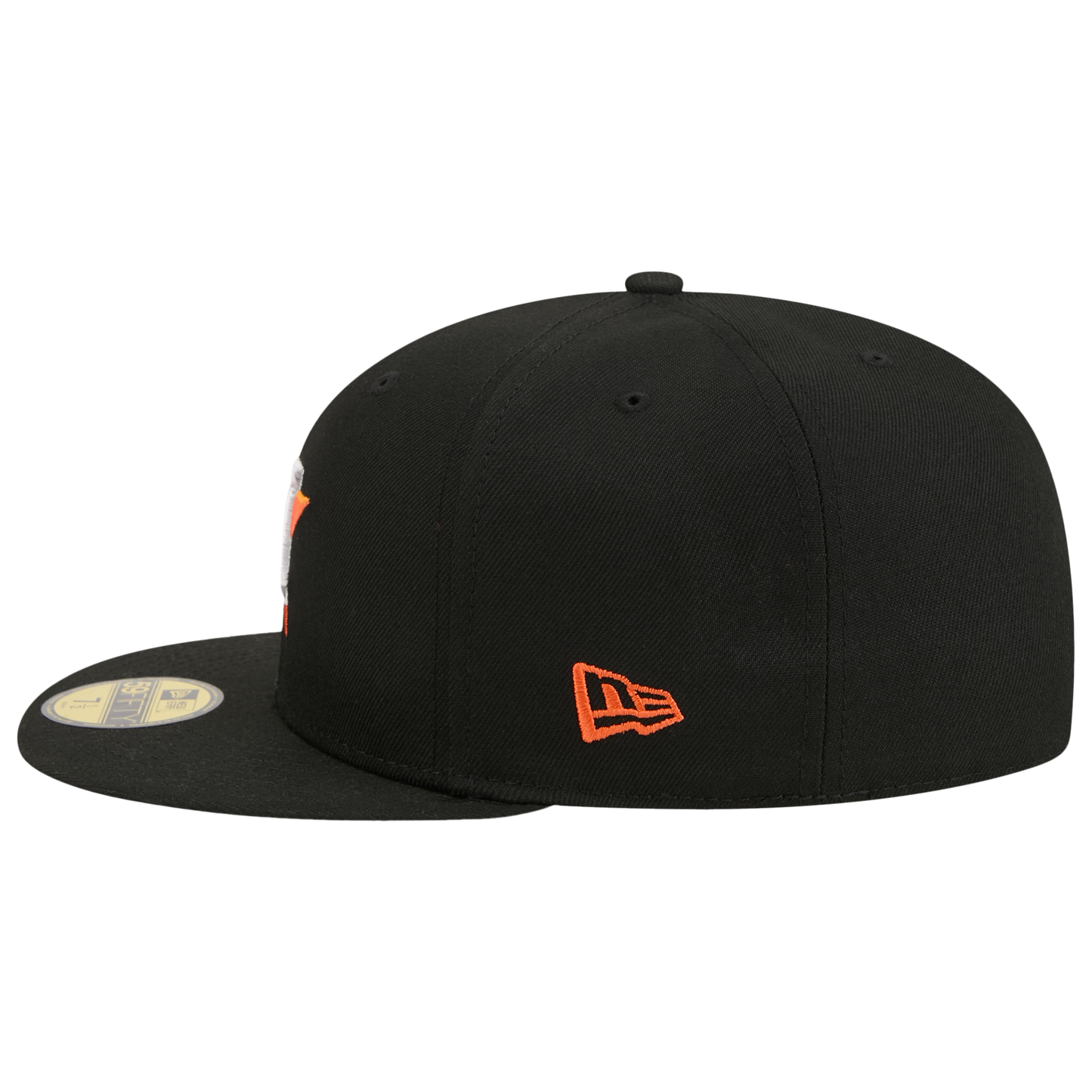 New Era Astros 59FIFTY Cap - Men's - Black/Orange
