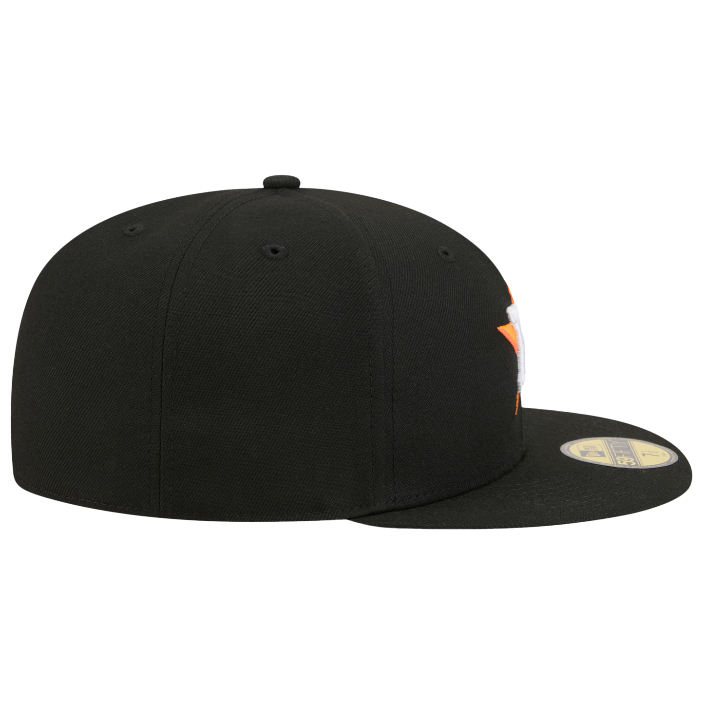 New Era Astros 59FIFTY Cap - Men's - Black/Orange