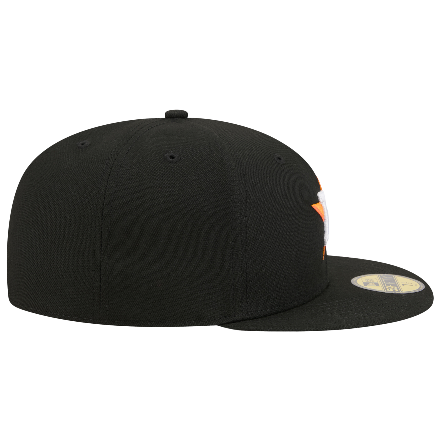 New Era Astros 59FIFTY Cap - Men's - Black/Orange