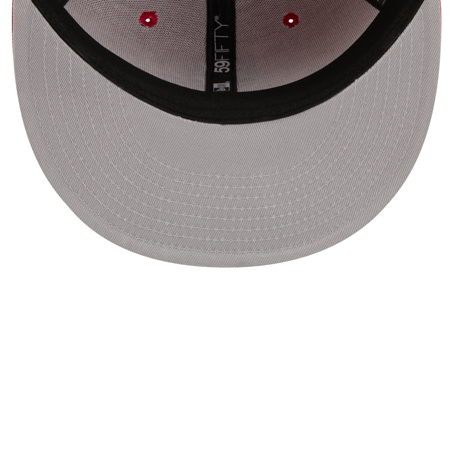 New Era Mets 59FIFTY Cap - Men's - Scarlet/Black