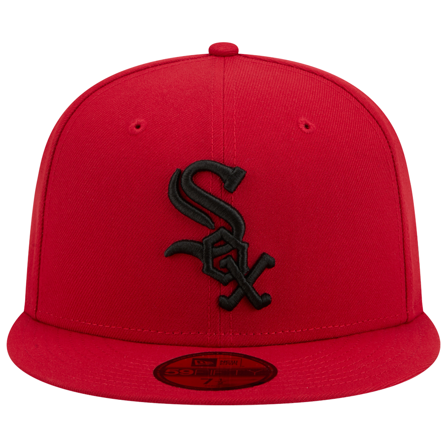 New Era White Sox 59FIFTY Cap - Men's - Black/Scarlet