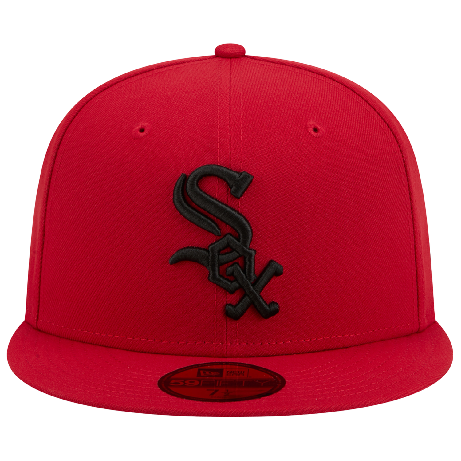 New Era White Sox 59FIFTY Cap - Men's - Black/Scarlet
