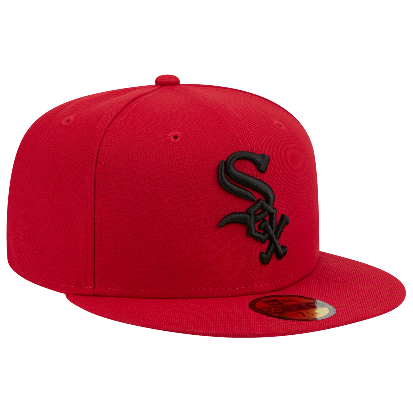 New Era White Sox 59FIFTY Cap - Men's - Black/Scarlet