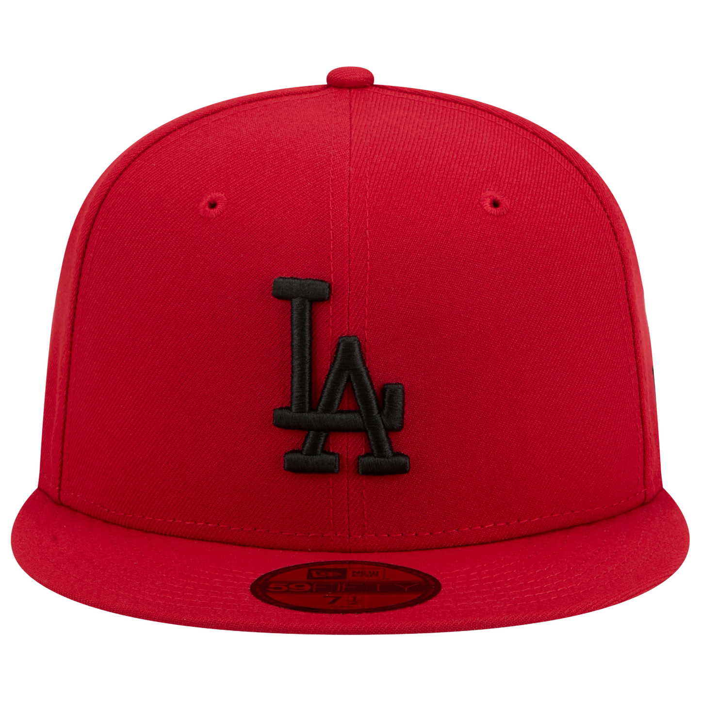 New Era Dodgers 59FIFTY Cap - Men's - Scarlet/Black