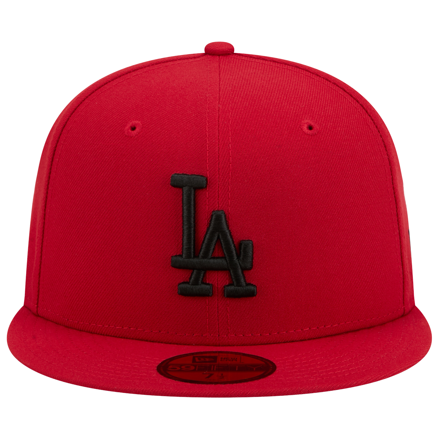 New Era Dodgers 59FIFTY Cap - Men's - Scarlet/Black