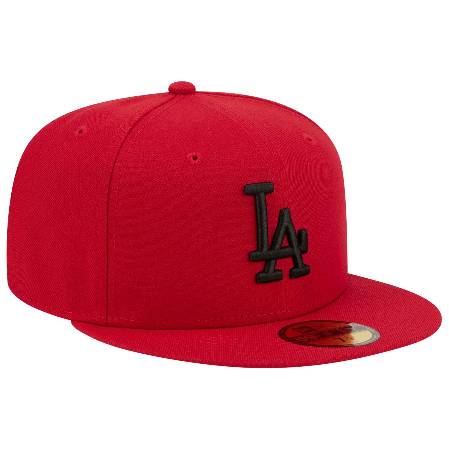 New Era Dodgers 59FIFTY Cap - Men's - Scarlet/Black