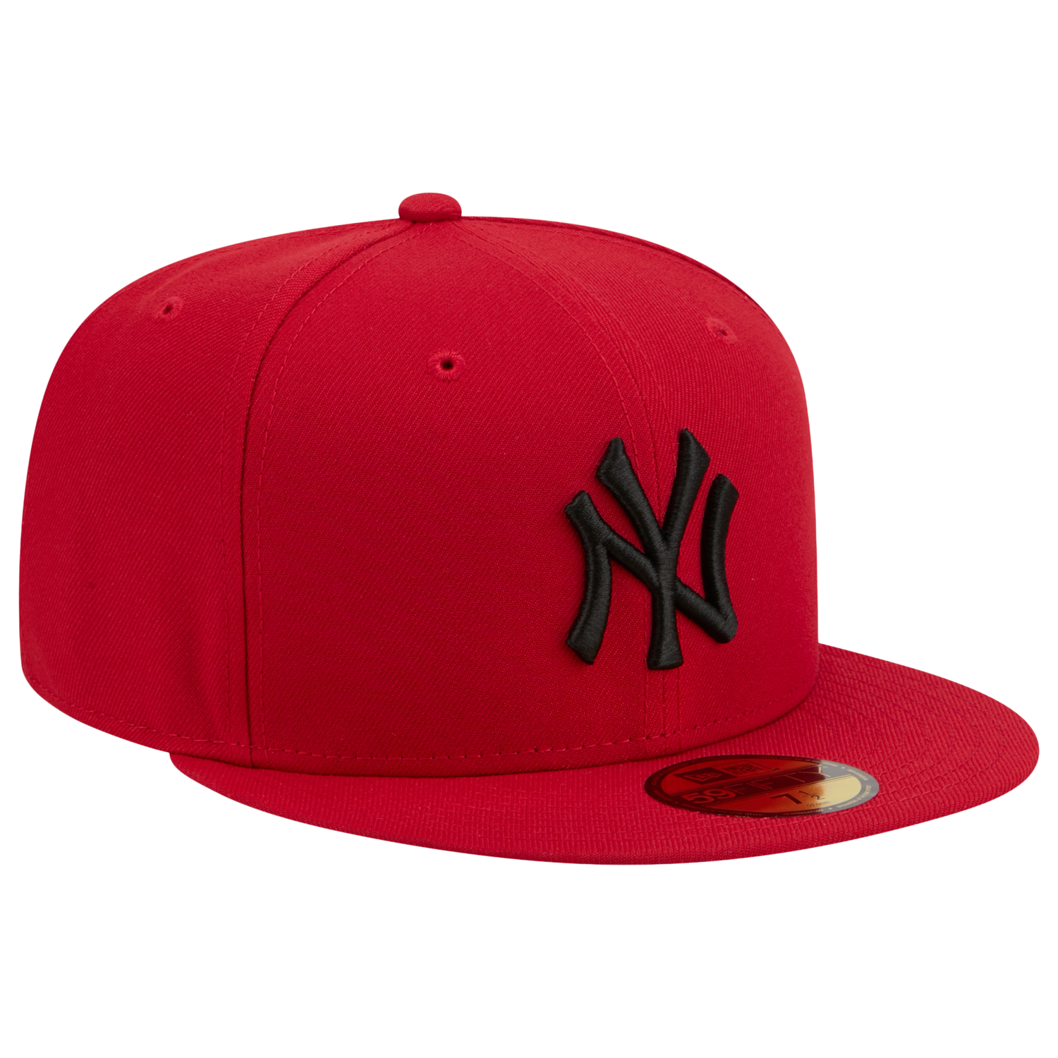 New Era Yankees 59FIFTY Cap - Men's - Scarlet/Black