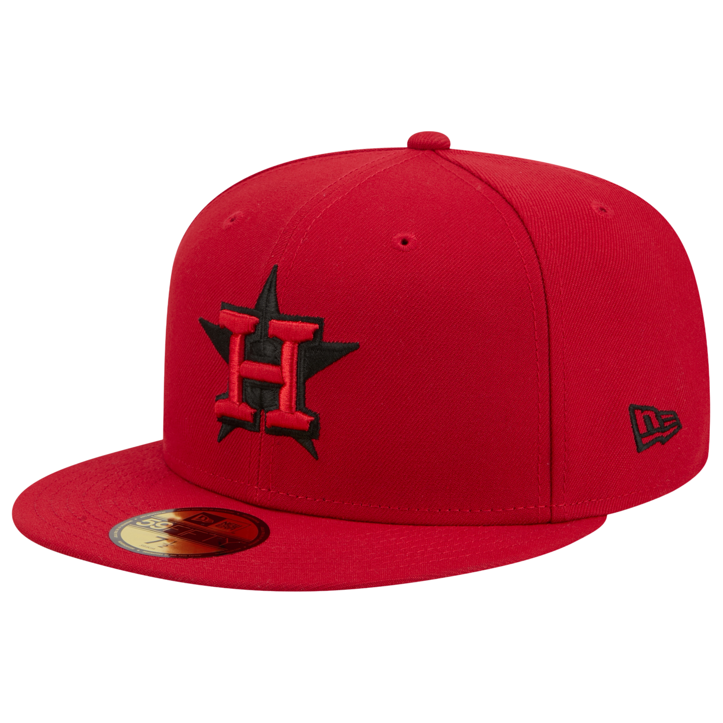 New Era Astros 59FIFTY Cap - Men's - Black/Scarlet