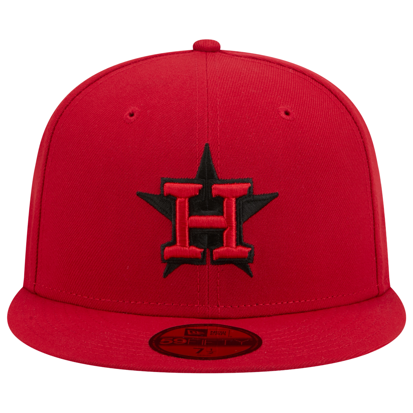 New Era Astros 59FIFTY Cap - Men's - Black/Scarlet