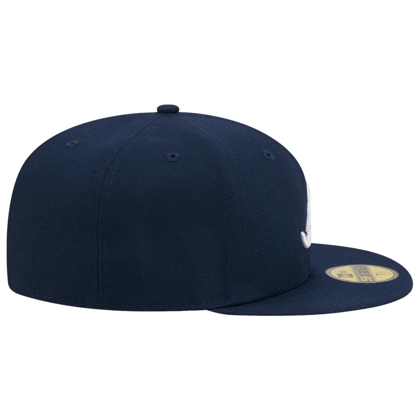 New Era Braves 59FIFTY Cap - Men's - Obsidian/White
