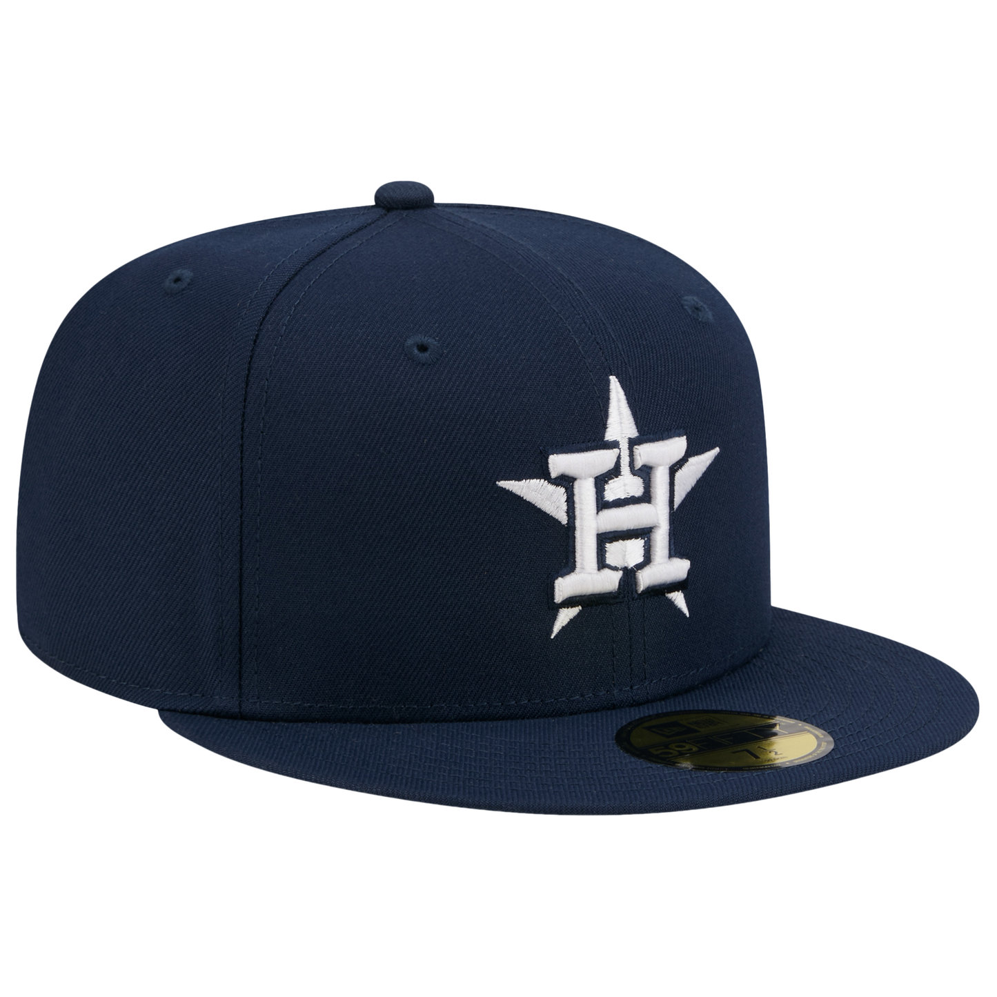 New Era Astros 59FIFTY Cap - Men's - Obsidian/White