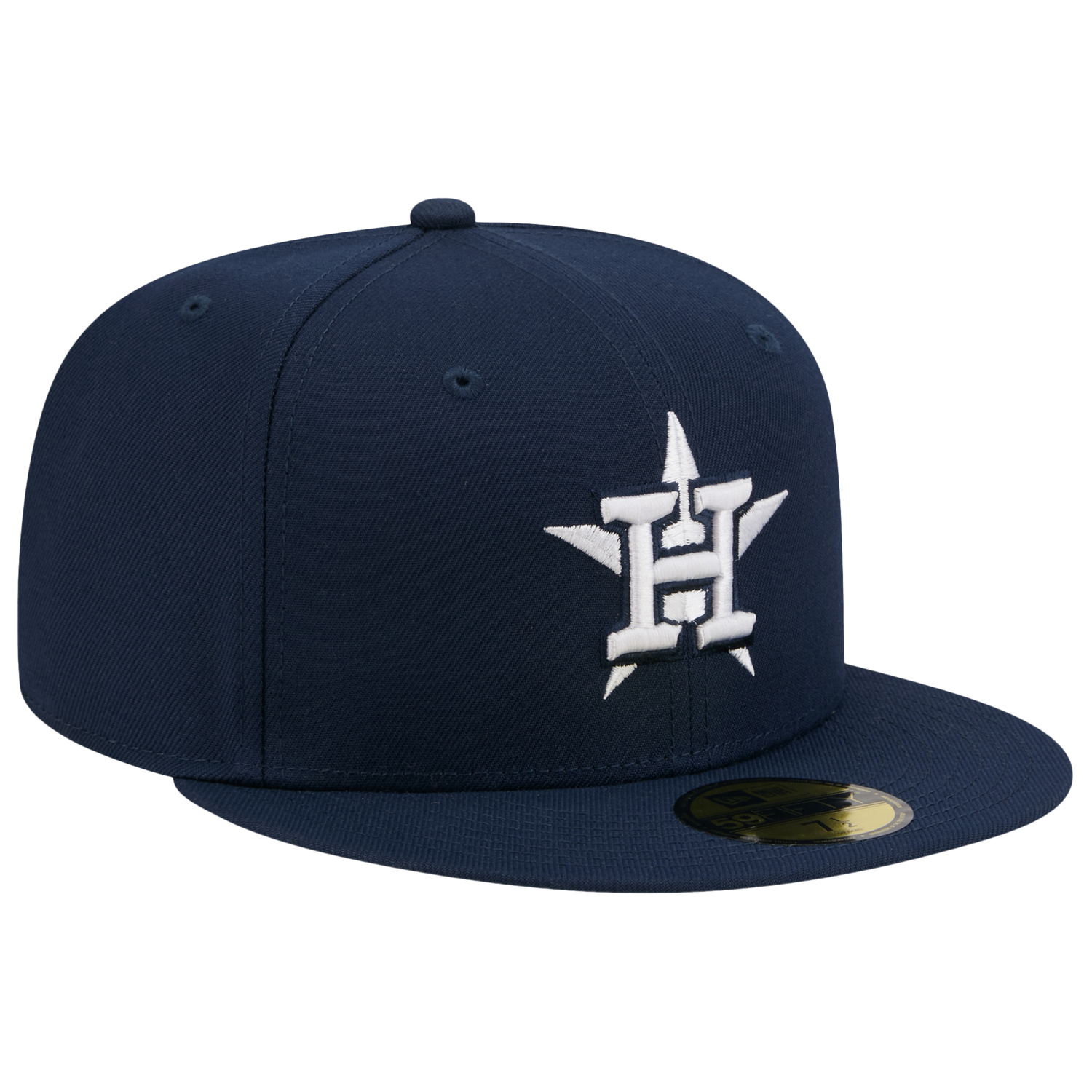 New Era Astros 59FIFTY Cap - Men's - Obsidian/White
