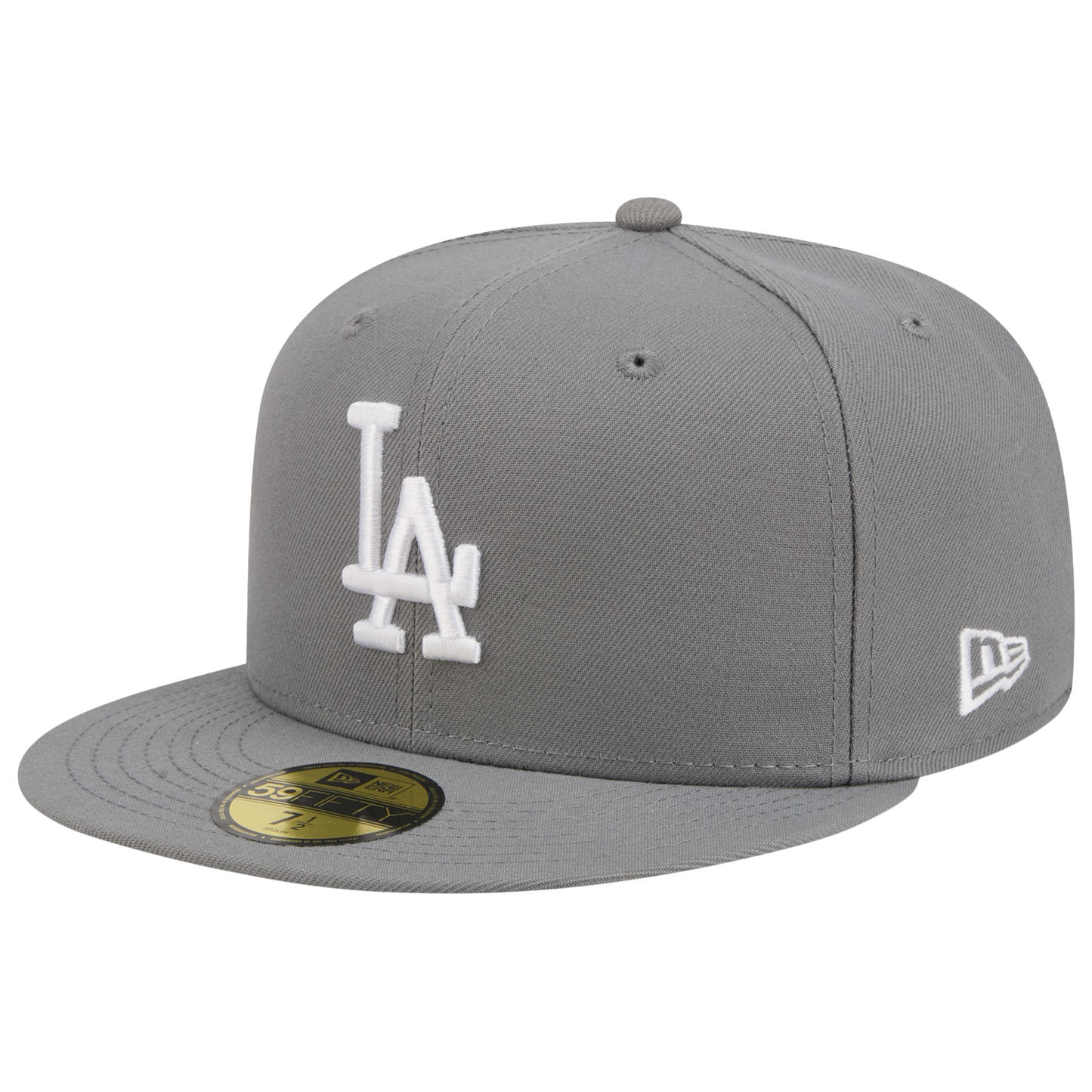 New Era Dodgers 59FIFTY Cap - Men's - Steel Grey/White