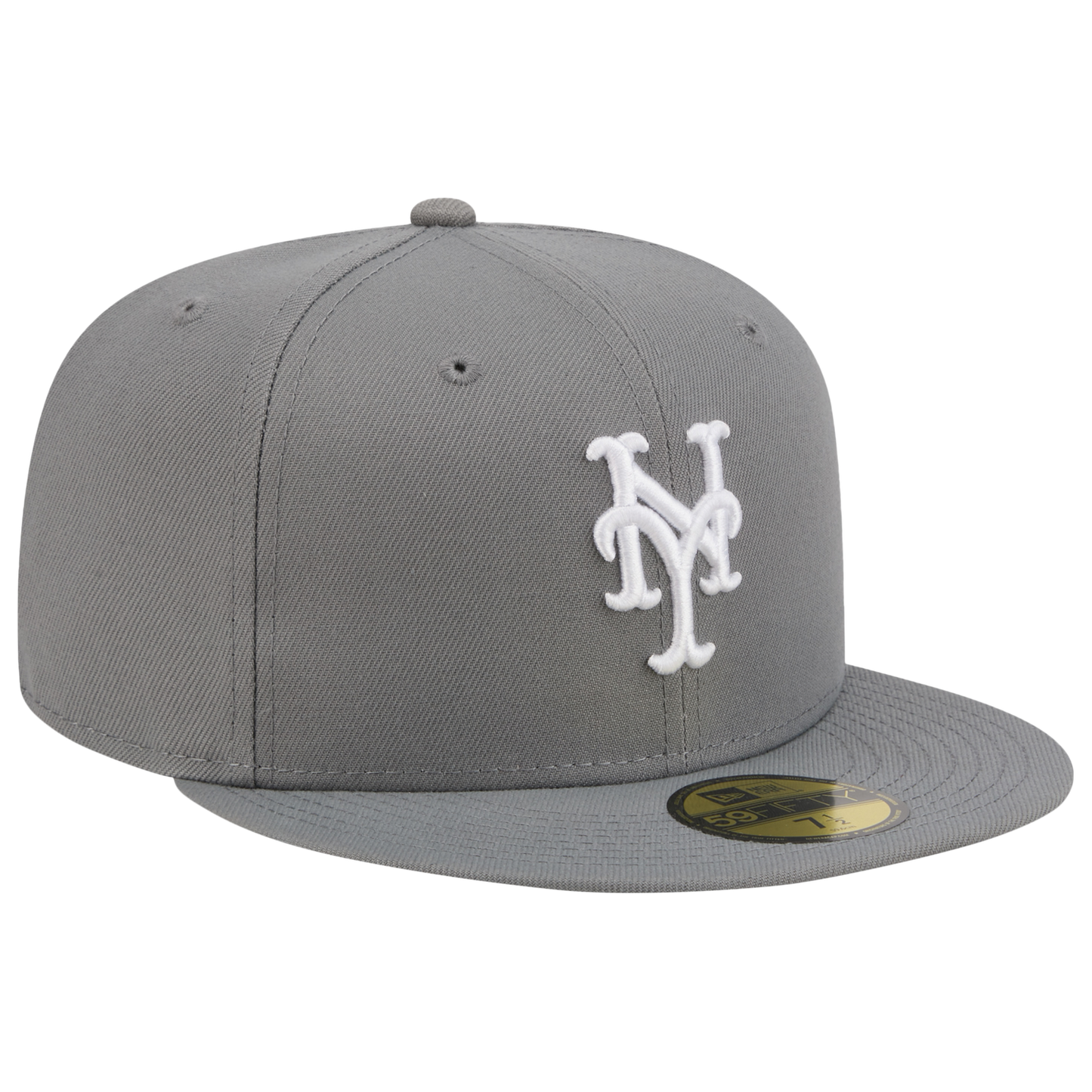 New Era Mets 59FIFTY Cap - Men's - White/Steel Grey