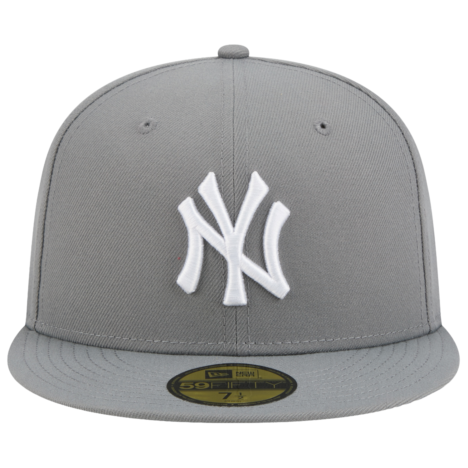 New Era Yankees 59FIFTY Cap - Men's - White/Steel Grey