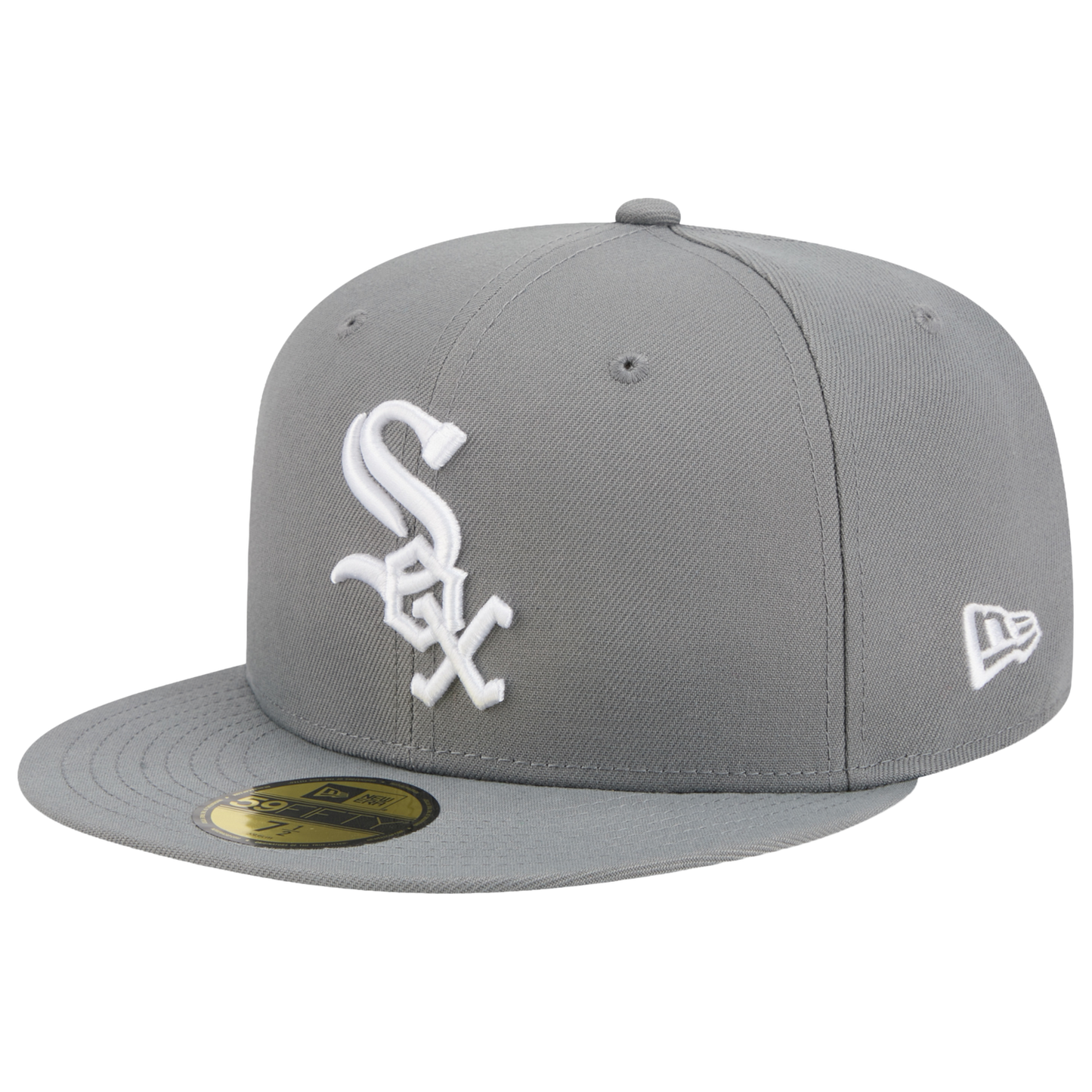 New Era White Sox 59FIFTY Cap - Men's - Steel Grey/White