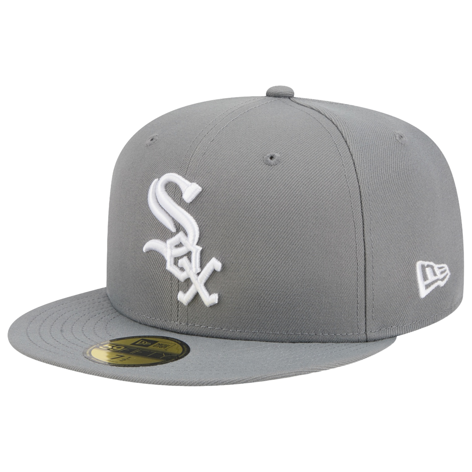 New Era White Sox 59FIFTY Cap - Men's - Steel Grey/White
