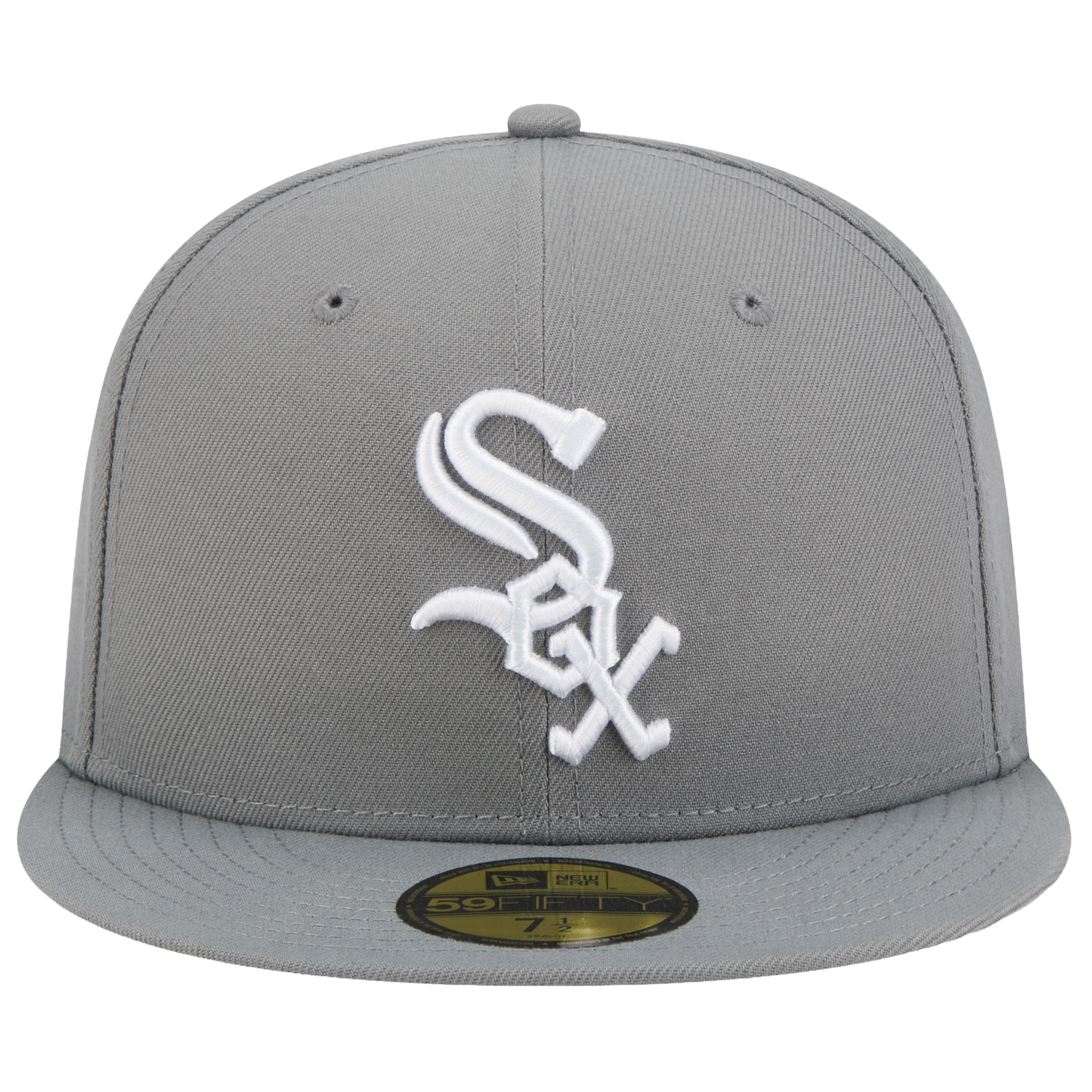 New Era White Sox 59FIFTY Cap - Men's - Steel Grey/White