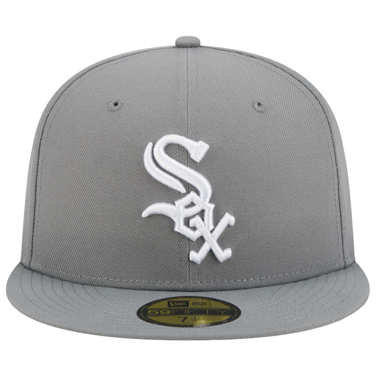 New Era White Sox 59FIFTY Cap - Men's - Steel Grey/White