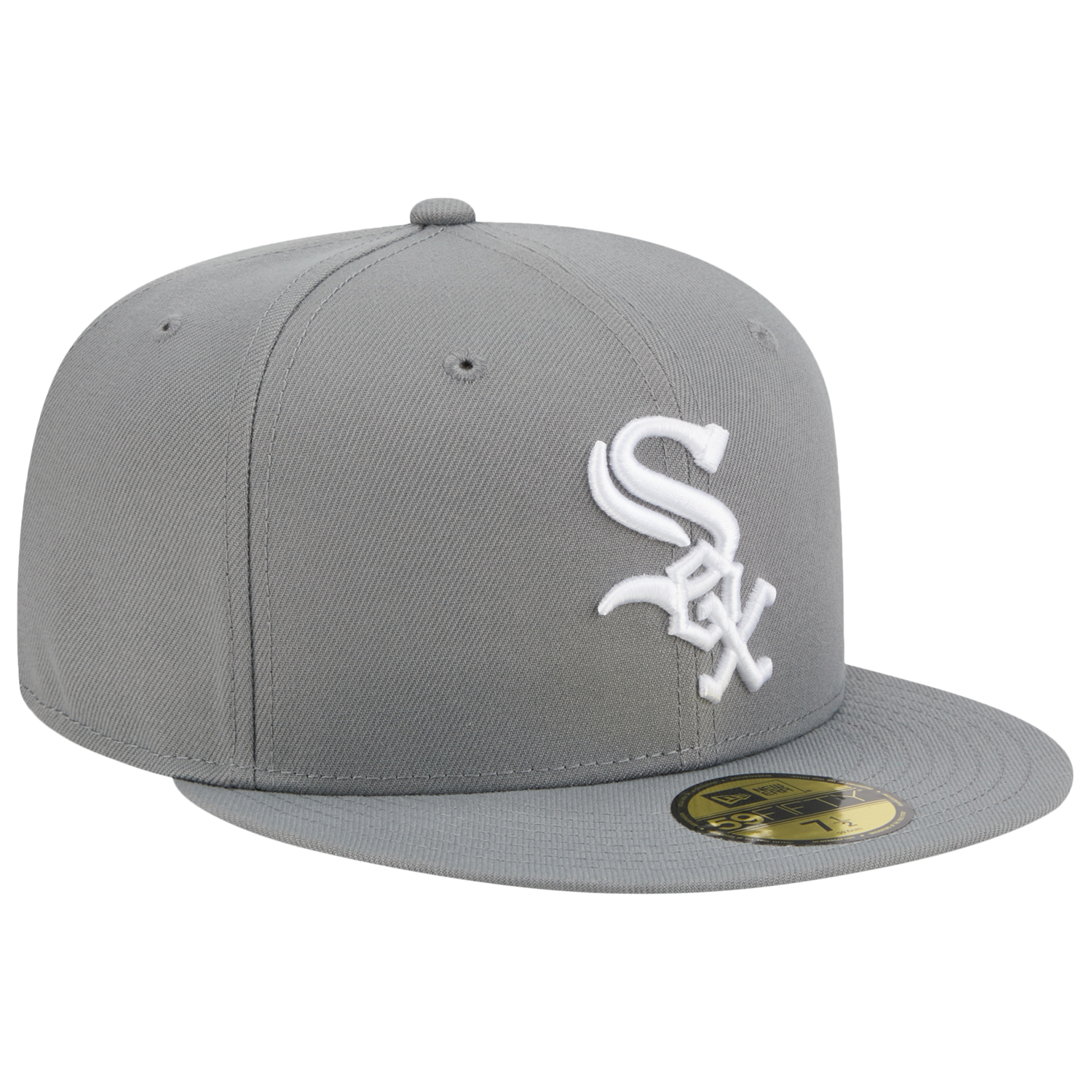 New Era White Sox 59FIFTY Cap - Men's - Steel Grey/White
