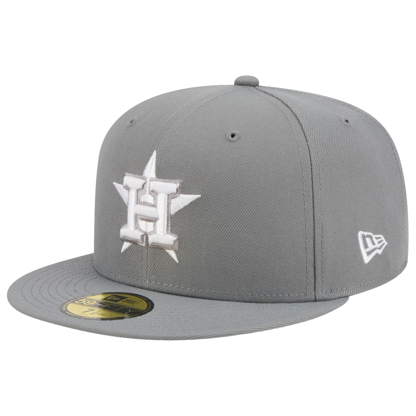 New Era Astros 59FIFTY Cap - Men's - Steel Grey/White