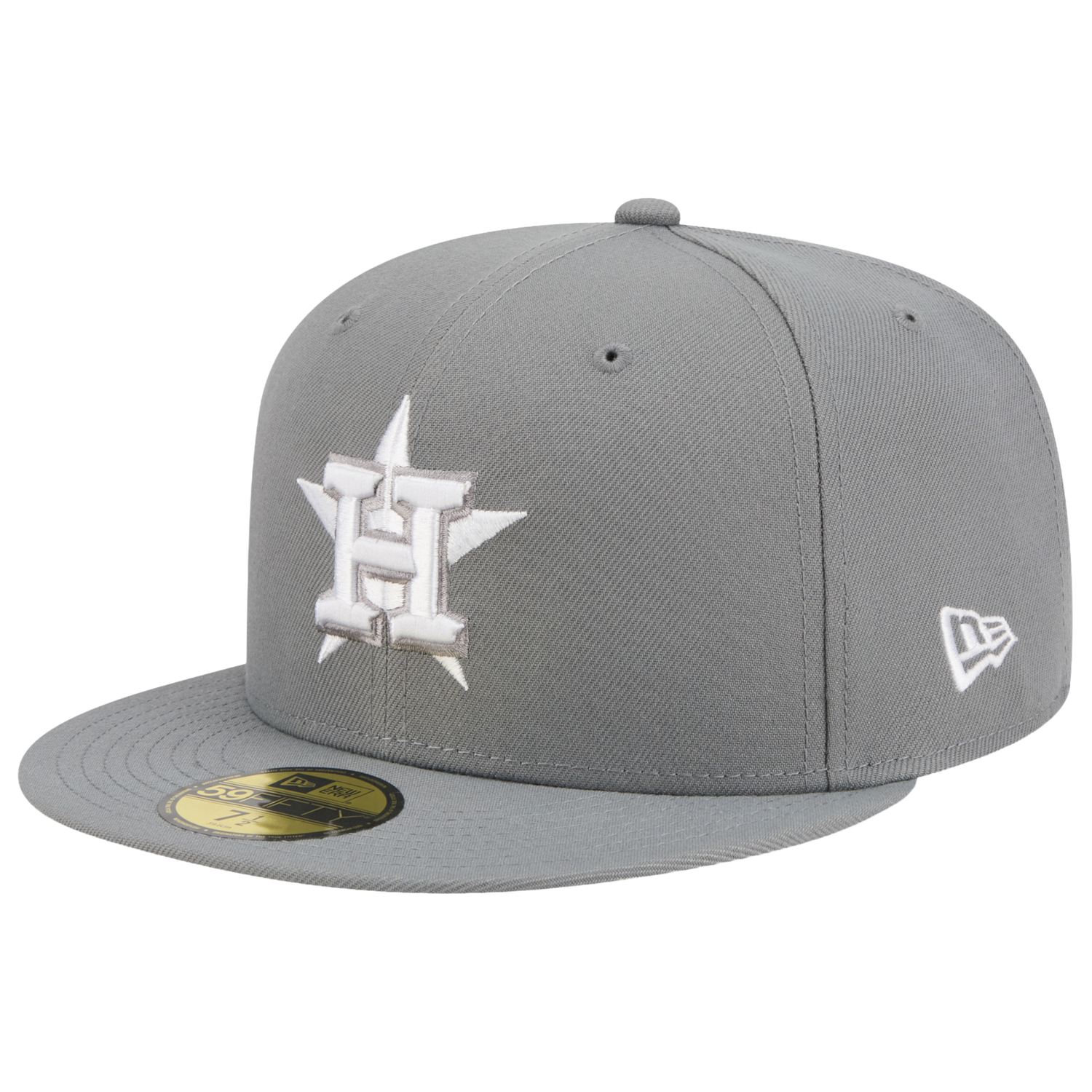 New Era Astros 59FIFTY Cap - Men's - Steel Grey/White