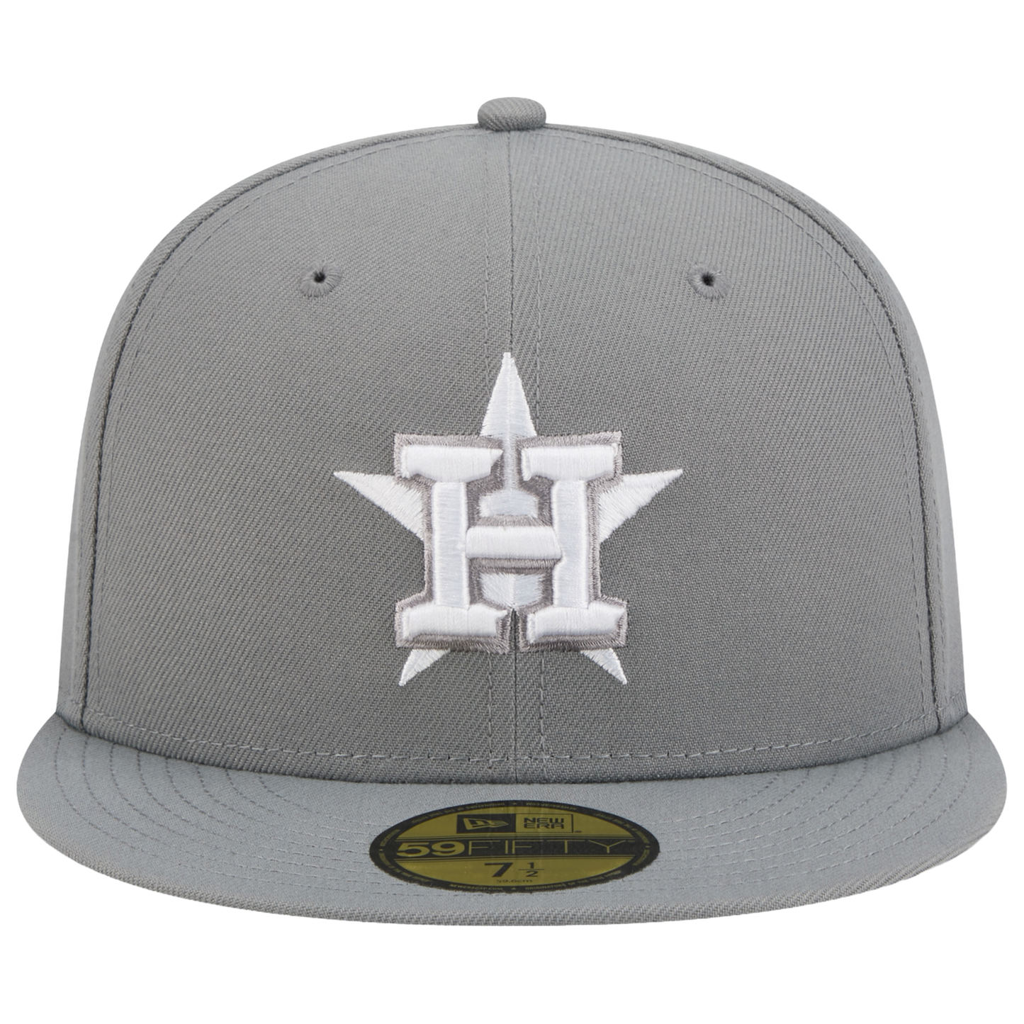 New Era Astros 59FIFTY Cap - Men's - Steel Grey/White