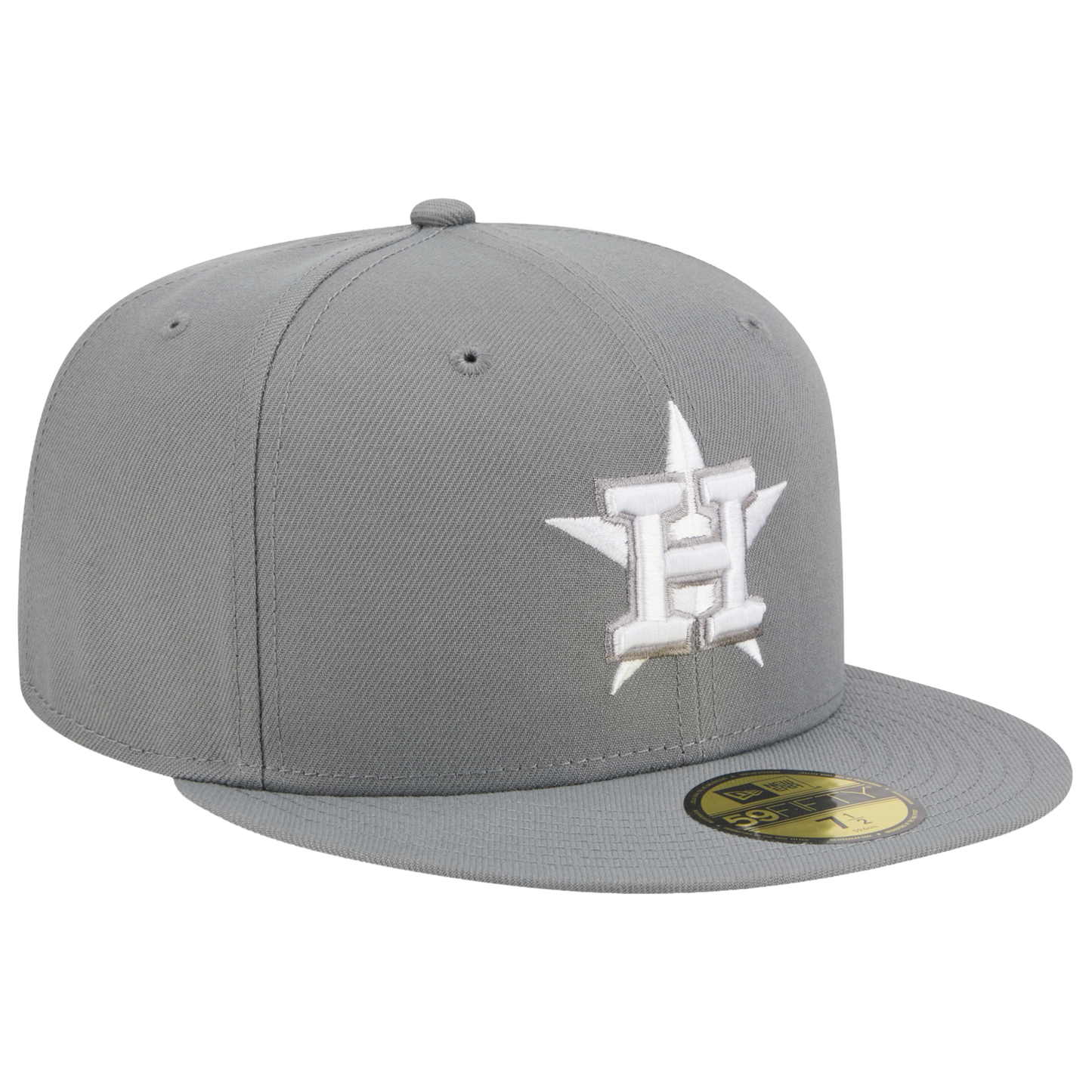 New Era Astros 59FIFTY Cap - Men's - Steel Grey/White
