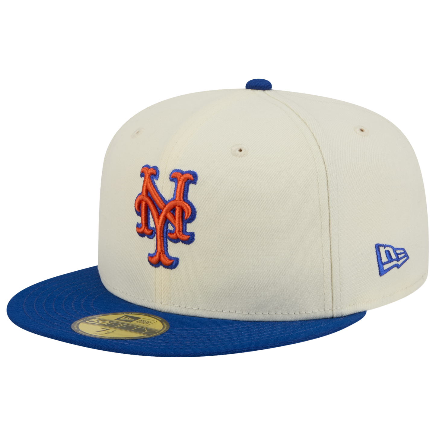 New Era Mets 59FIFTY Cap - Men's - Chalk White/Blue