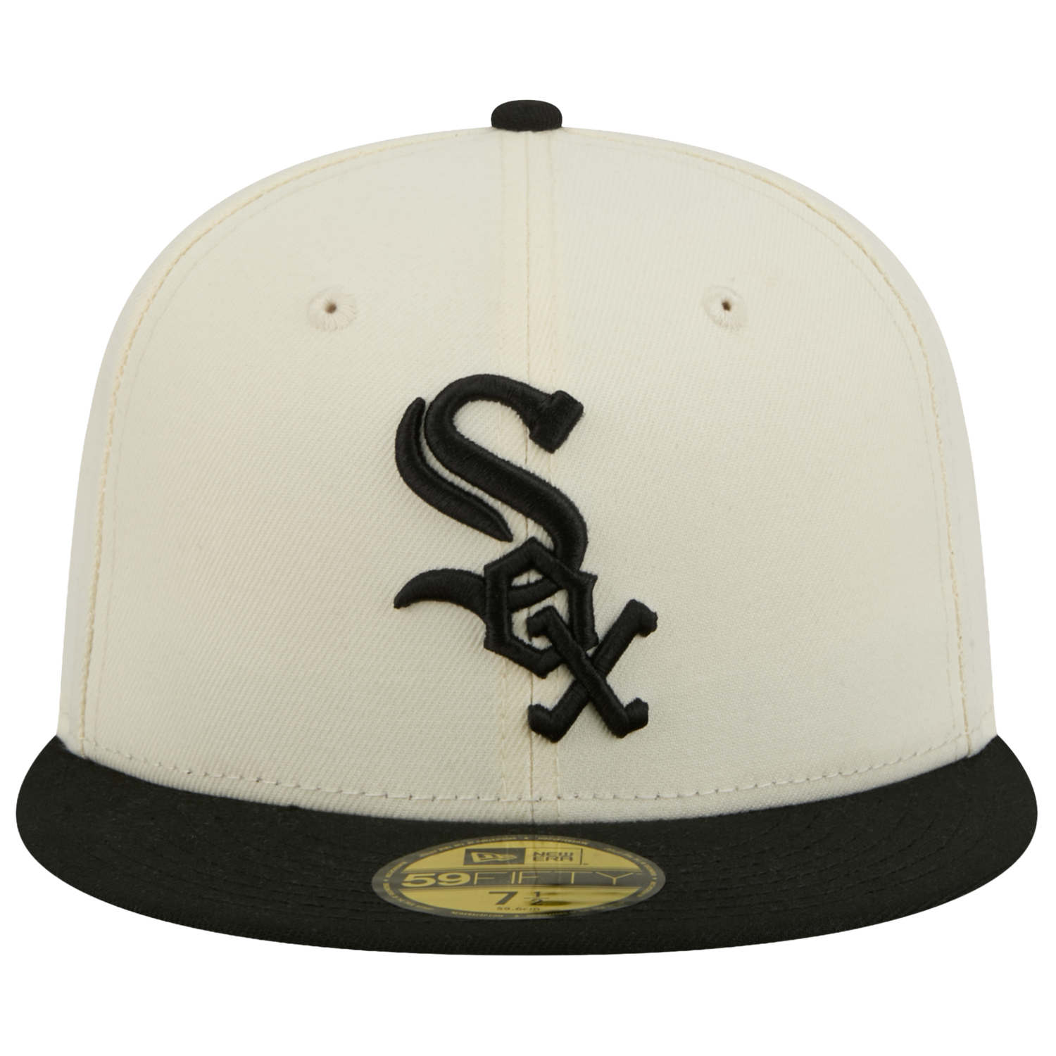 New Era White Sox 59FIFTY Cap - Men's - Chalk White/Black