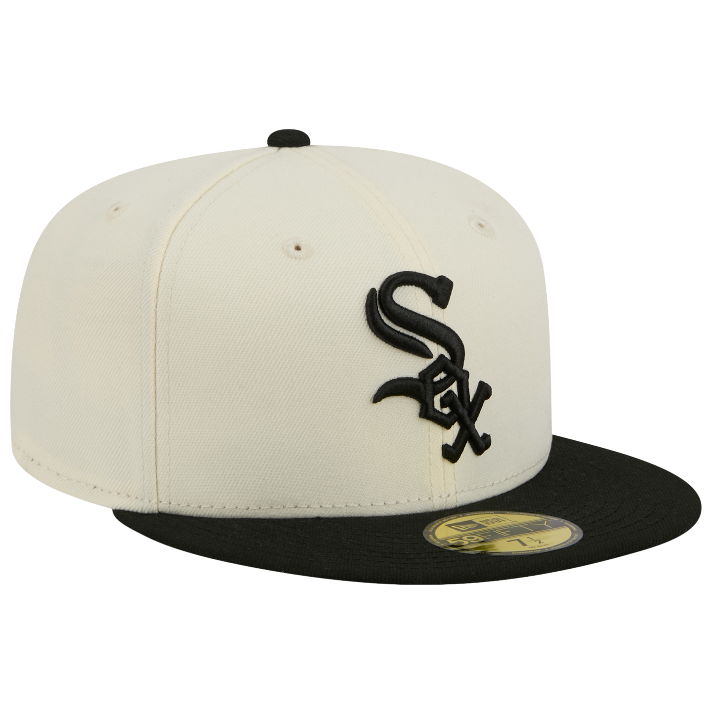 New Era White Sox 59FIFTY Cap - Men's - Chalk White/Black